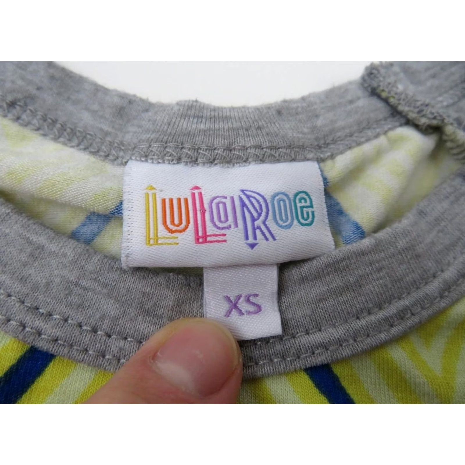 Vintage LuLaRoe Shirt Womens XS Yellow Randy Size Baseball Tee Sleeve Tops Women Gray Size XS / US 0-2 / IT 36-38 - 6 Thumbnail