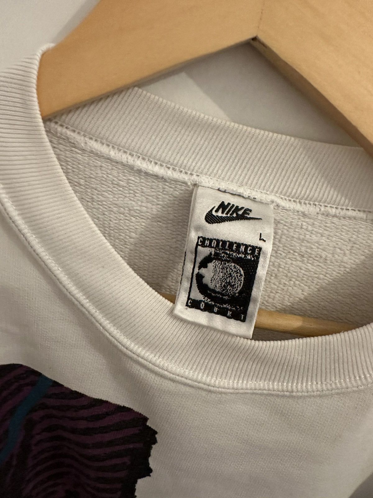 Nike Nike Air Court Pullover Size L Aggassi Challenge Court Size US L / EU 52-54 / 3 - 5 Thumbnail