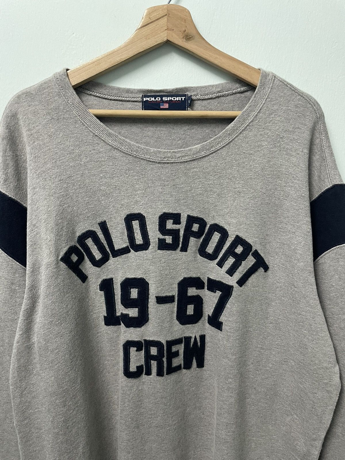 Polo Ralph Lauren Vintage Polo Sport 1967 Crew By Polo Ralph Lauren Size US XL / EU 56 / 4 - 3 Thumbnail