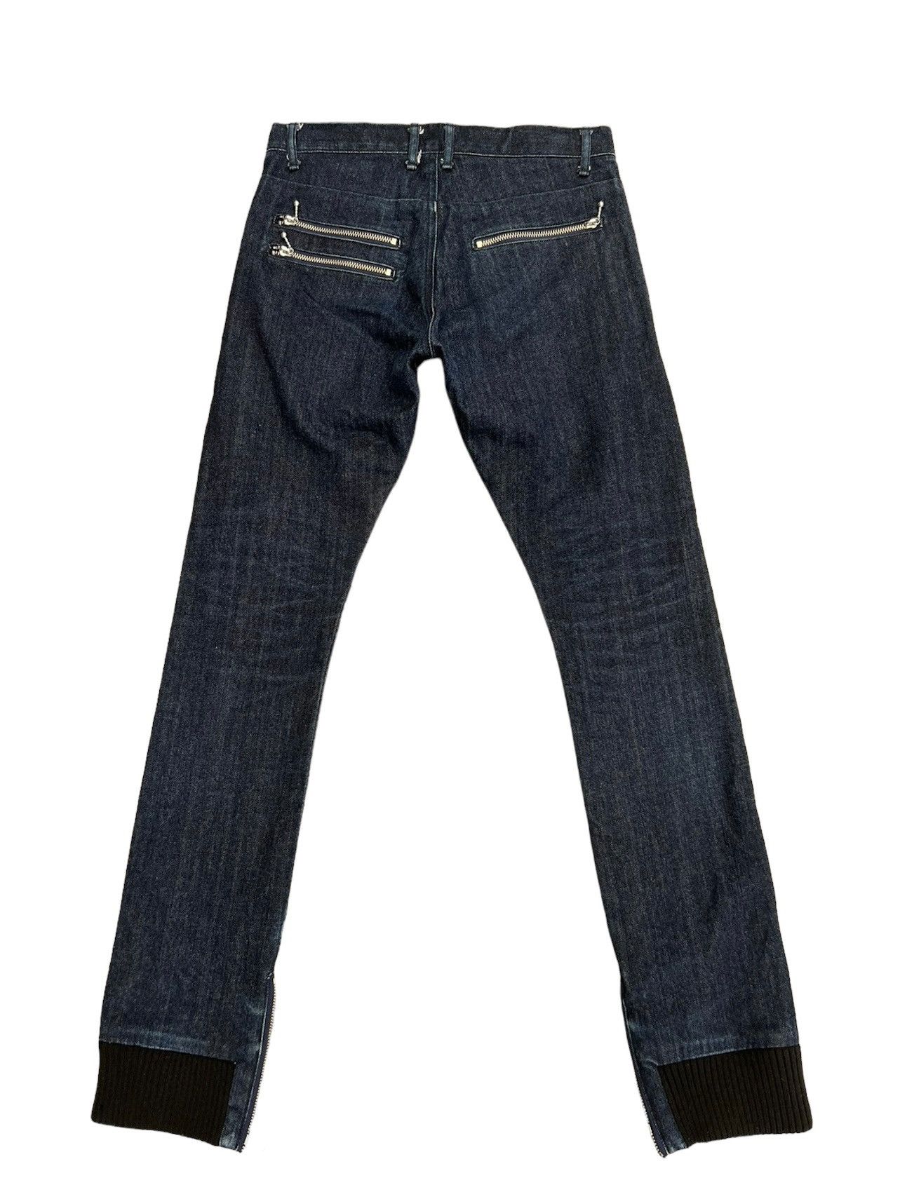 Japanese Brand Vintage AW 2009 PLEIN Yoshida Roberto Hybrid Denim Jeans Size US 29 - 2 Thumbnail