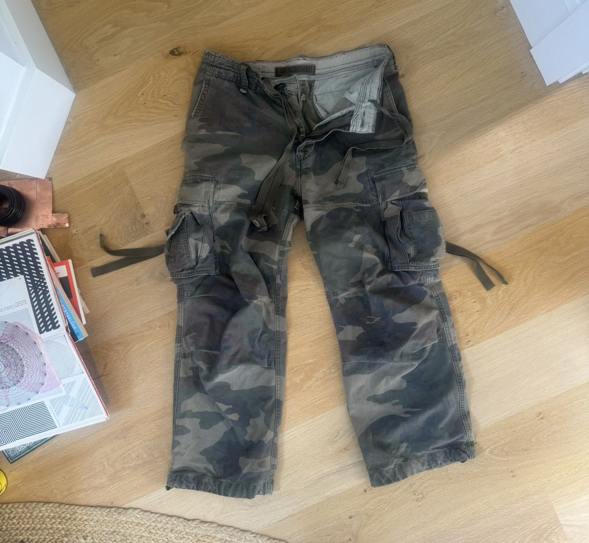 Abercrombie & Fitch Rare Vintage Abercrombie & Fitch Cargo Pants 30x28 Size US 30 / EU 46 - 5 Thumbnail