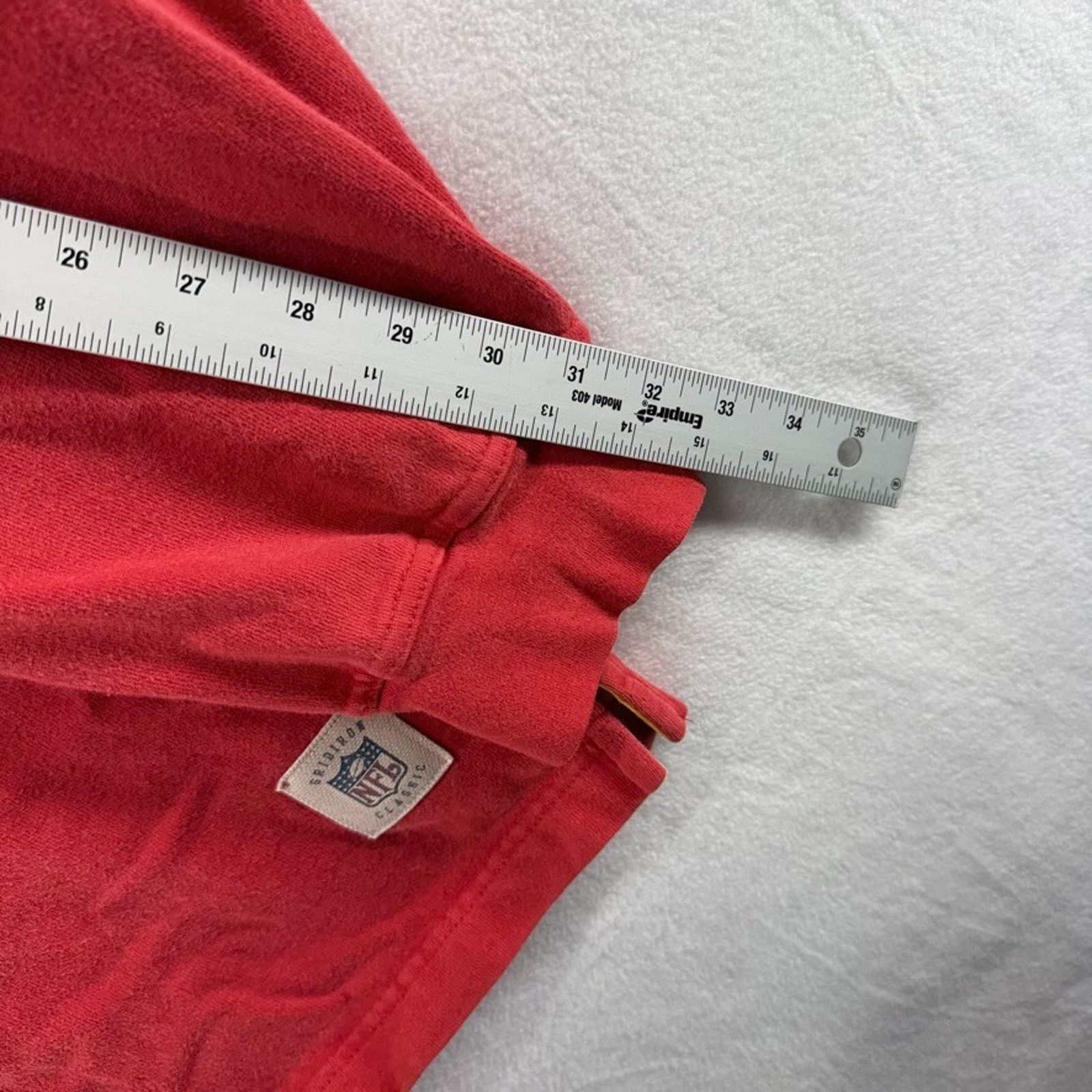 NFL × Reebok × Vintage Vintage Kansas City Chiefs Rugby Polo Shirt mens 2XL Red y2k Size US XXL / EU 58 / 5 - 8 Thumbnail