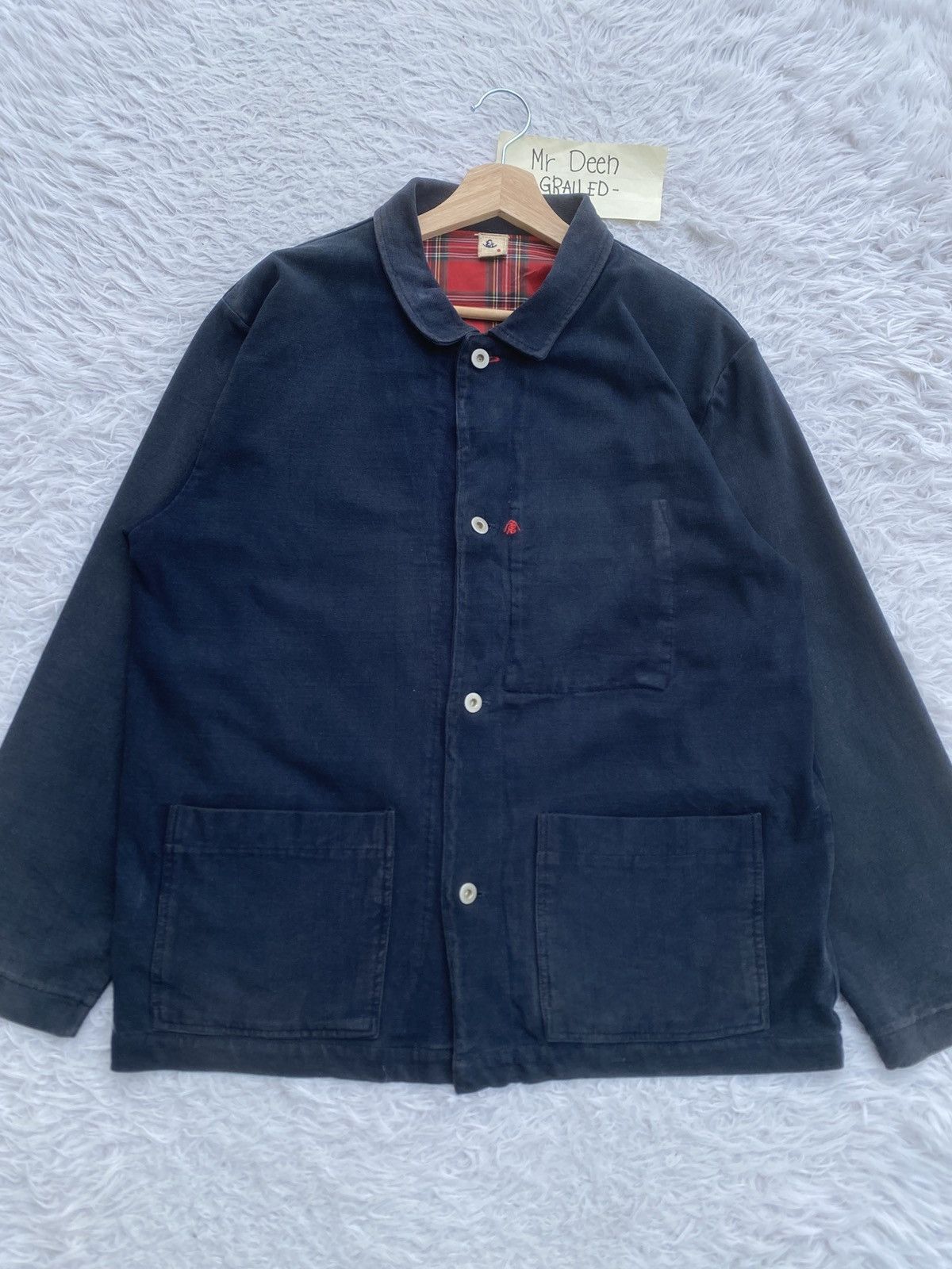 Eternal Rare Indigo Eternal Kurashiki Pocket Work Jacket Size US L / EU 52-54 / 3 - 4 Thumbnail