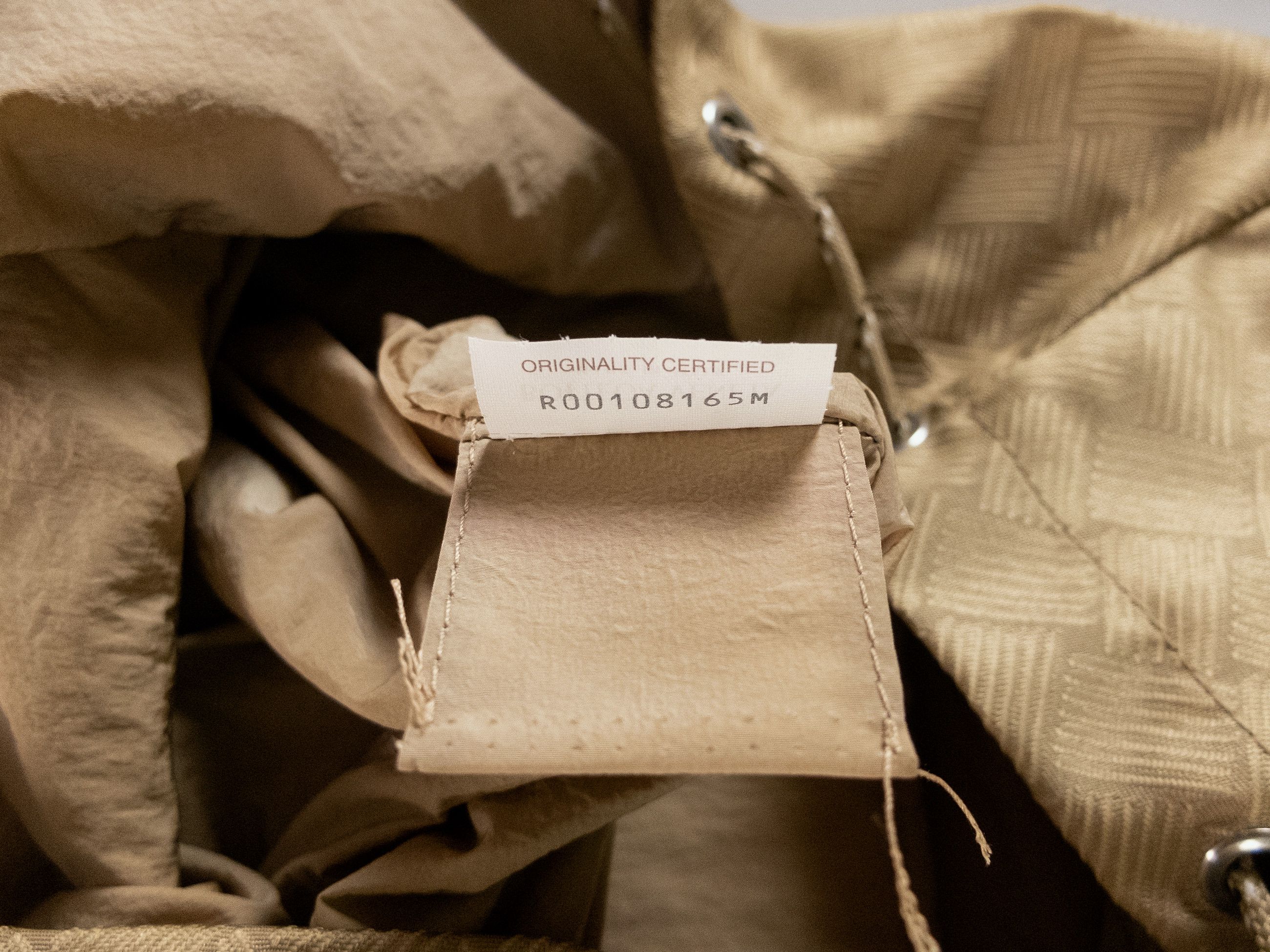 Bottega Veneta BOTTEGA VENETA Alto beige intreciato pattern backpack Size ONE SIZE - 15 Thumbnail