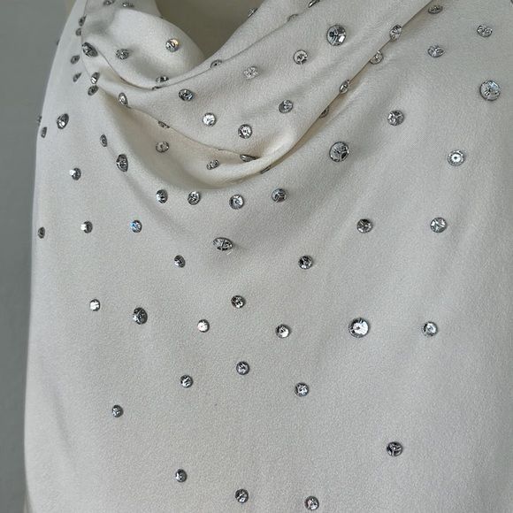 Dior × Vintage VTG Christian Dior Silk Rhinestone Cami 80's Size XL / US 12-14 / IT 48-50 - 2 Thumbnail