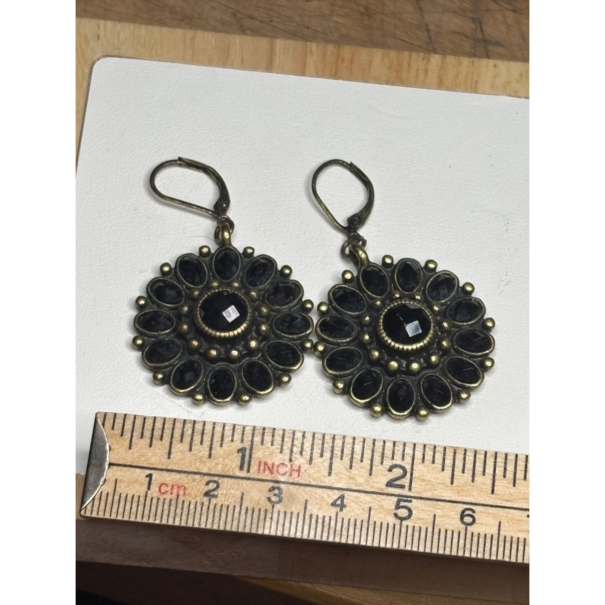 Other Premier Designs Vintage-Style Bronze & Black Beaded Dangle E Size ONE SIZE - 4 Thumbnail
