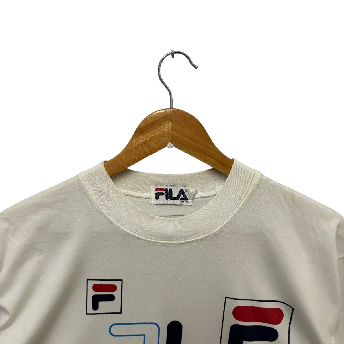 Fila × Vintage Vintage Fila Multi Logo Sportswear Tshirt Size US L / EU 52-54 / 3 - 4 Thumbnail