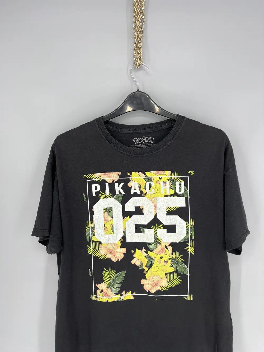Anime 90s Vintage Pokemon Pikachu Rare Print Short Sleeve Tee Size US S / EU 44-46 / 1 - 6 Thumbnail