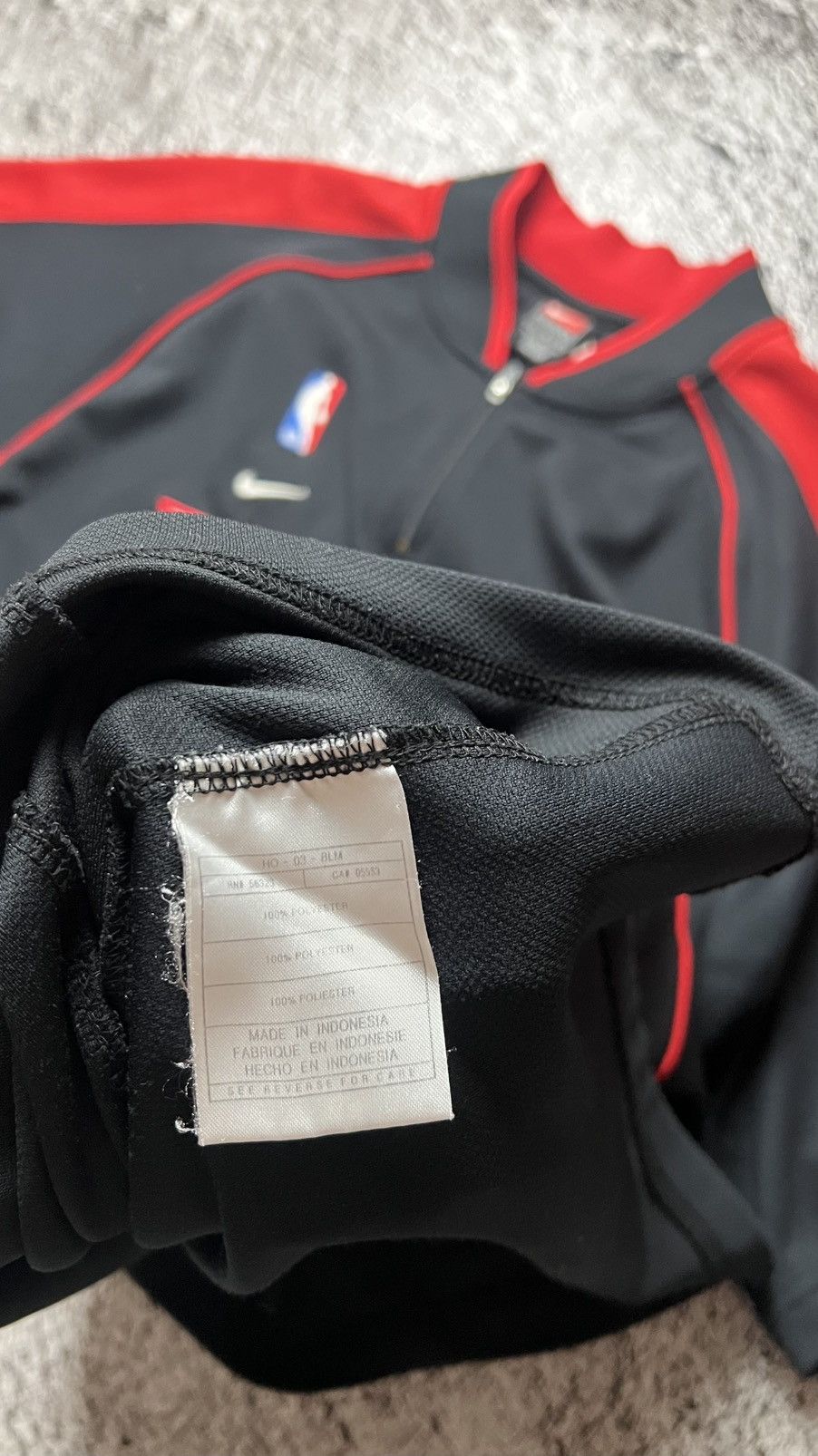 Nike VTG 90’s Portland Trail Blazers NBA warm up nike jersey y2k Size US L / EU 52-54 / 3 - 7 Thumbnail