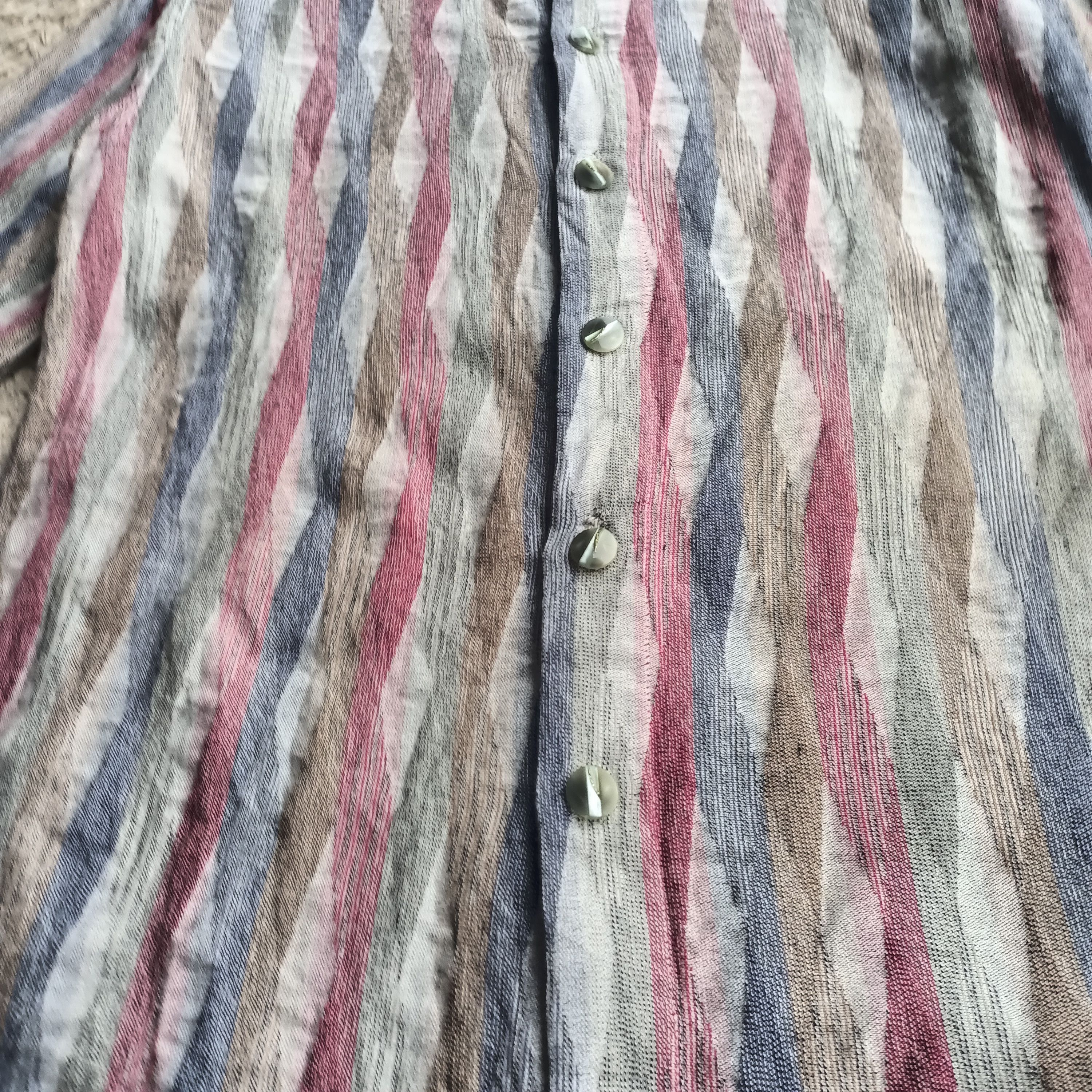 Designer × Missoni × Vintage Vintage missoni italy diamond pattern mandarin collar Size US M / EU 48-50 / 2 - 5 Thumbnail