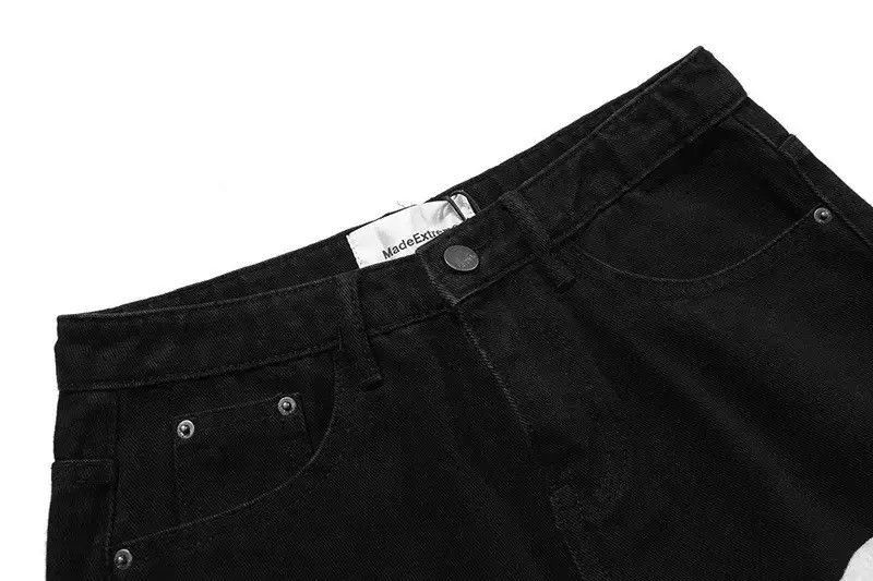 Japanese Brand Skull Streetwear Denim Jeans Hip Hop Retro Skeleton Size US 32 / EU 48 - 6 Thumbnail