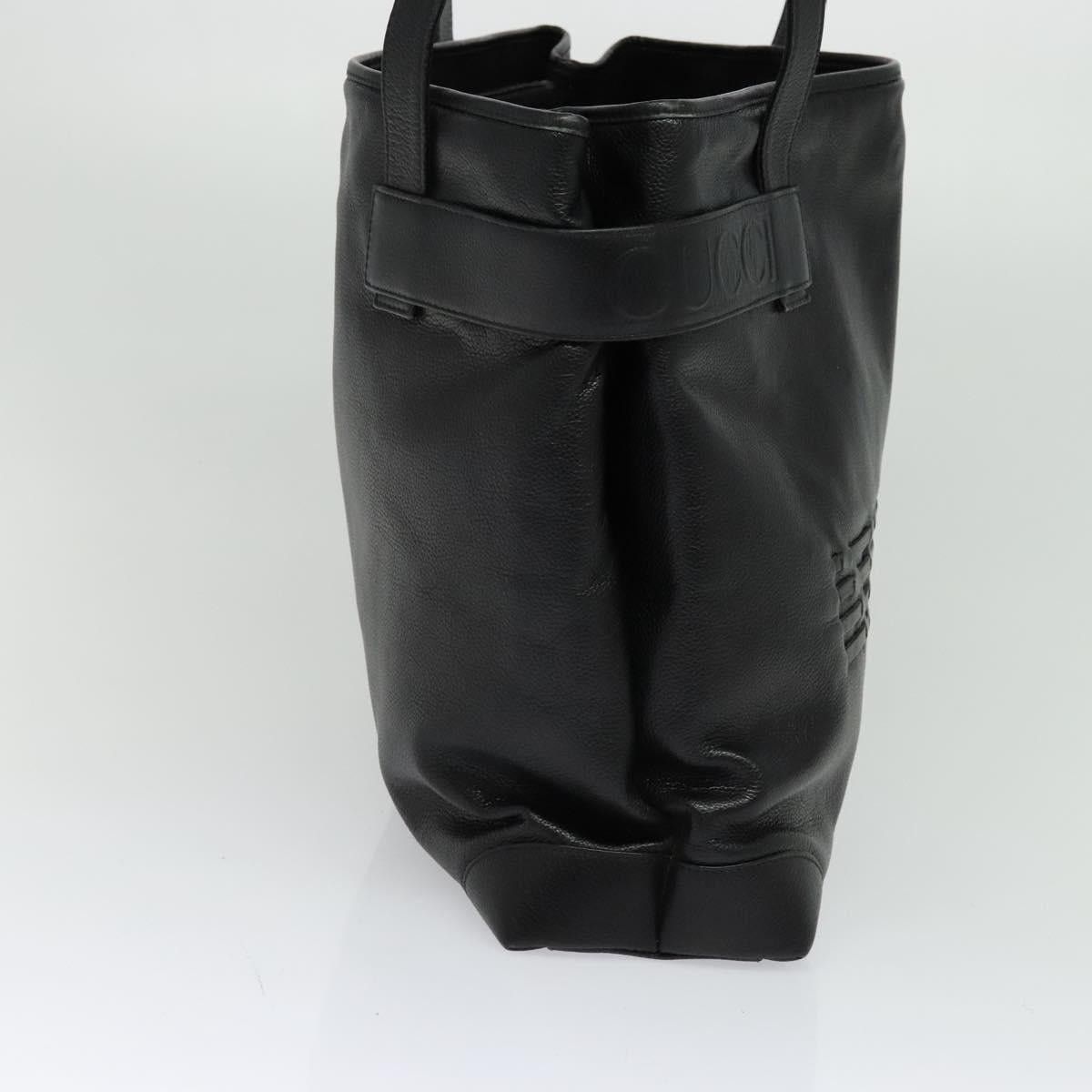 Gucci GUCCI Tote Bag Leather Black Gold 002 105 002 105 Size ONE SIZE - 4 Thumbnail