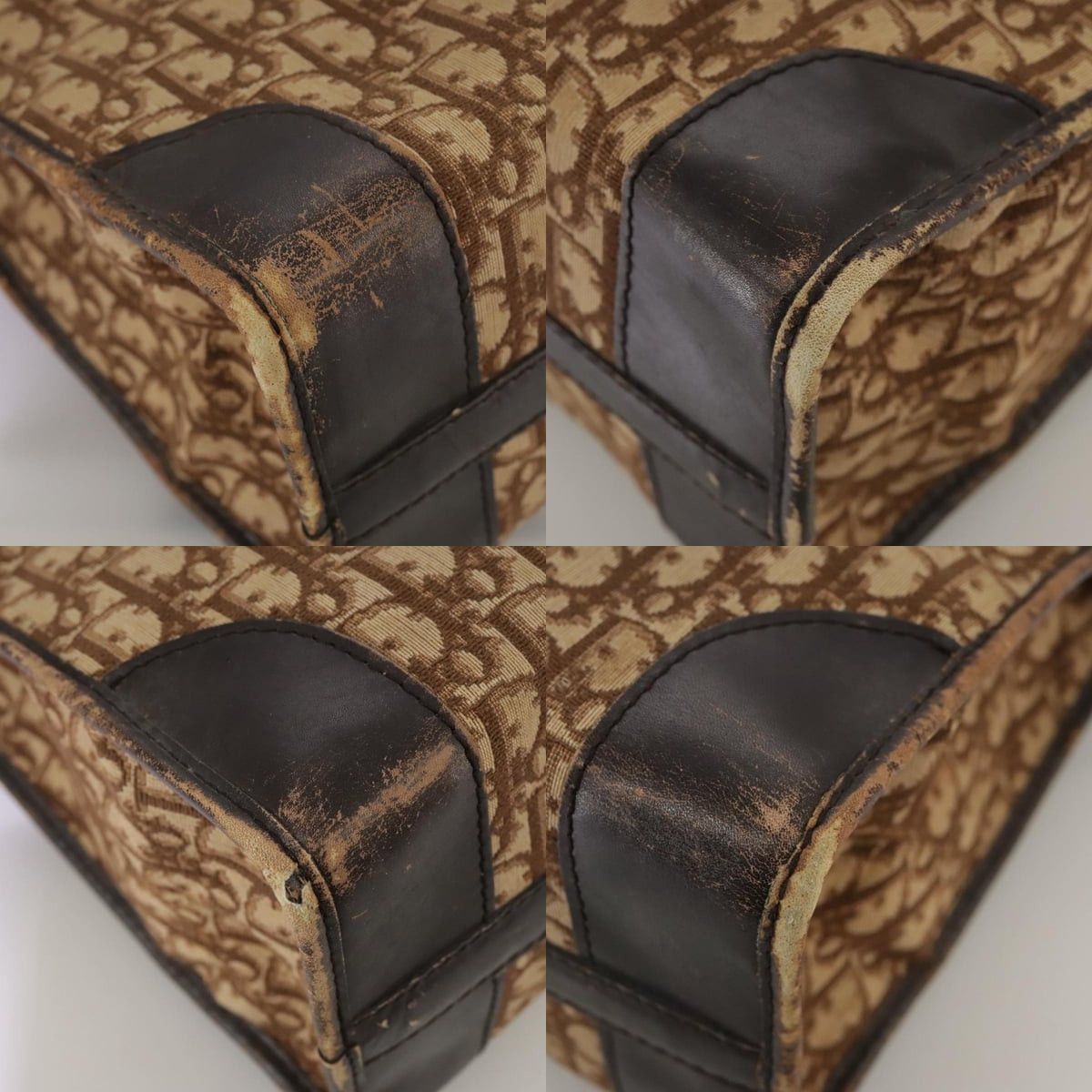 Dior DIOR Trotter Canvas Hand Bag Brown Size ONE SIZE - 10 Thumbnail