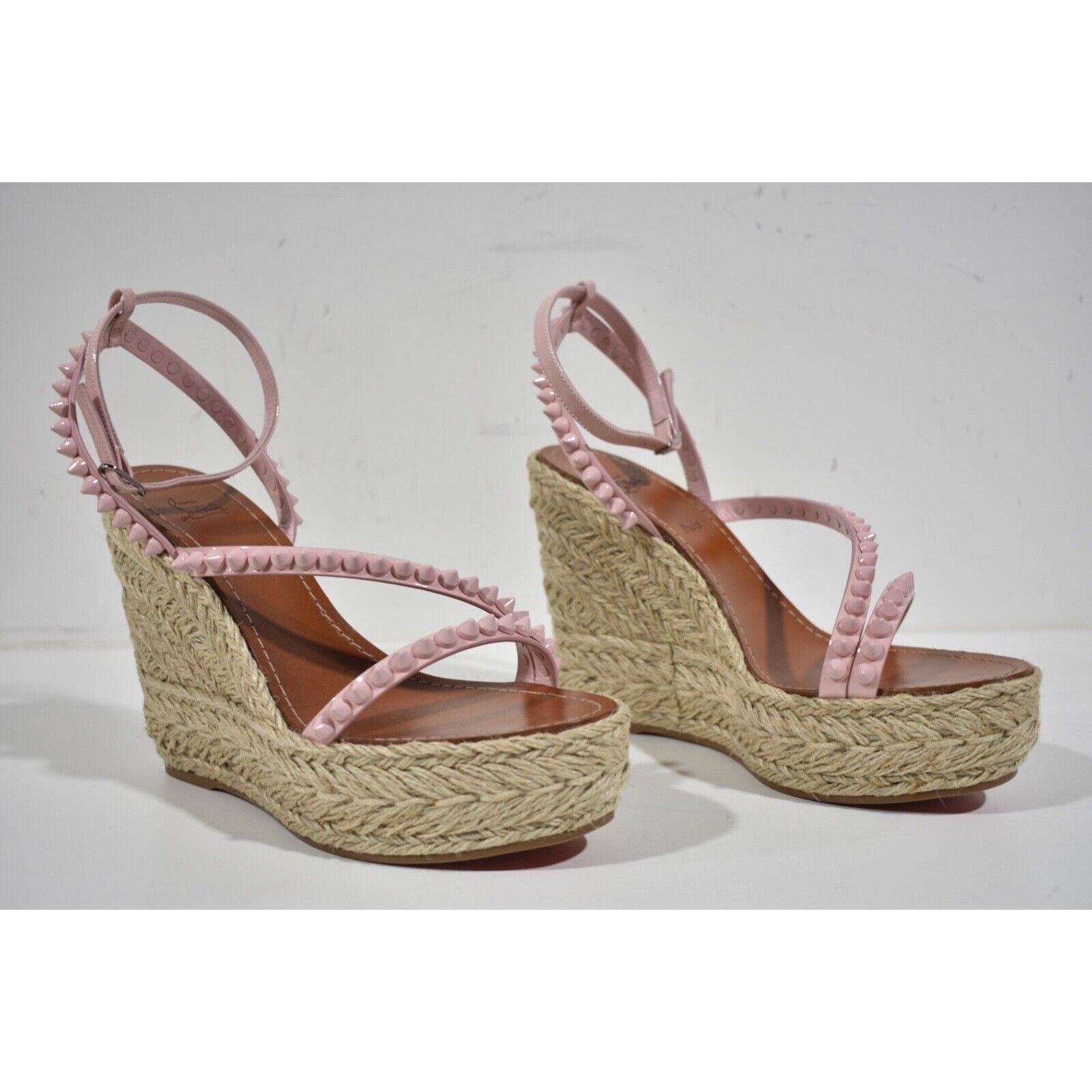 Christian Louboutin Mafaldina Zeppa 120 Rosy Pink Platform Wedge Sandal 41 Size US 11 / IT 41 - 4 Thumbnail