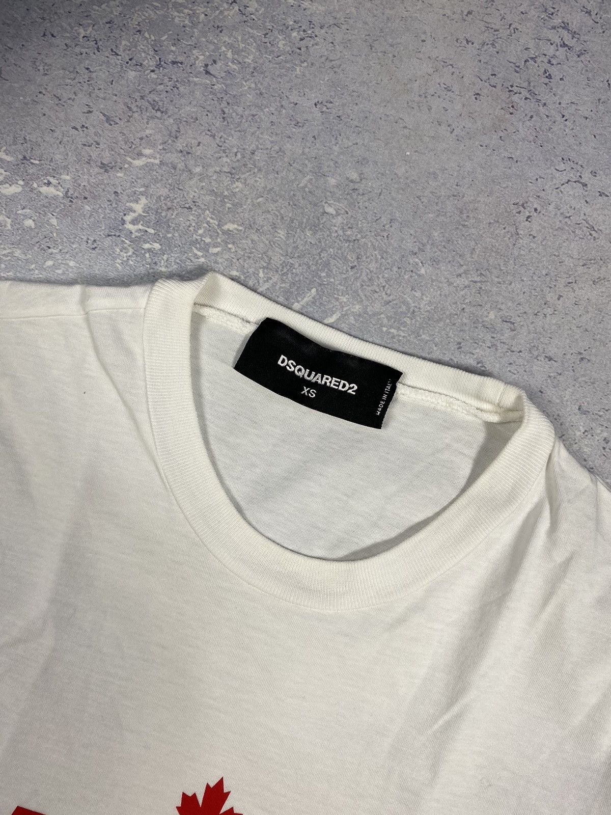 Dsquared2 Dsquared2 Men’s White T-shirt With Big Logo Size XS Size US XS / EU 42 / 0 - 7 Thumbnail