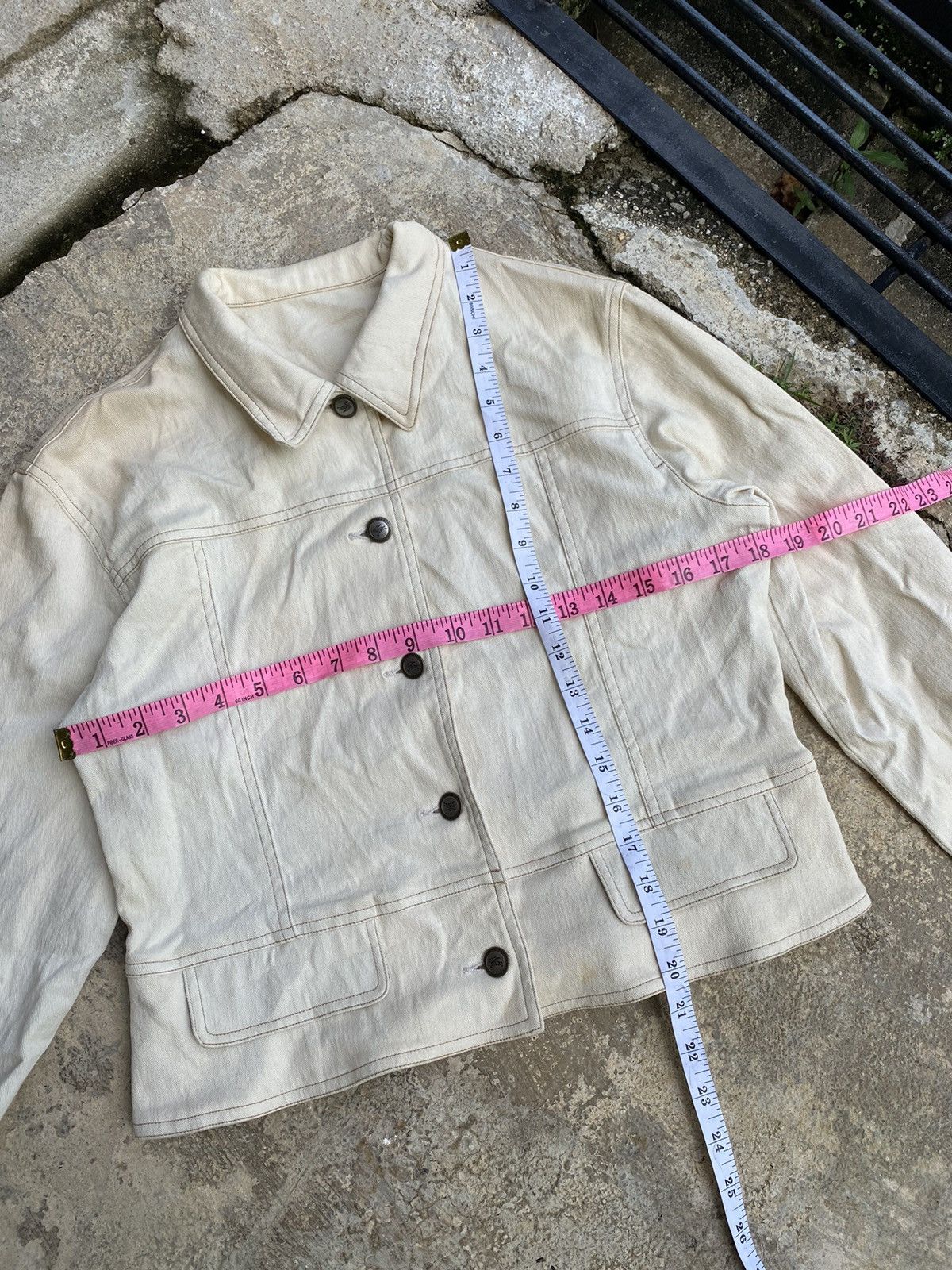 Burberry 🔥 Rare 🔥 Vintage Burberrys Button Jacket Size M / US 6-8 / IT 42-44 - 15 Thumbnail