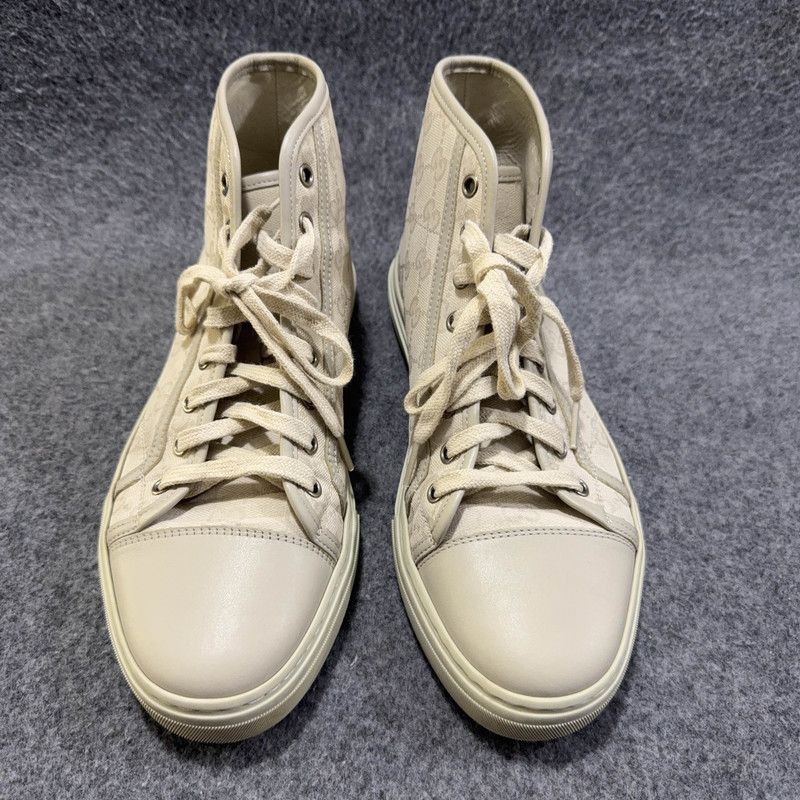 Gucci Gucci GG Canvas Retro High-Top Sneakers for Men Size US 7 / EU 40 - 2 Thumbnail