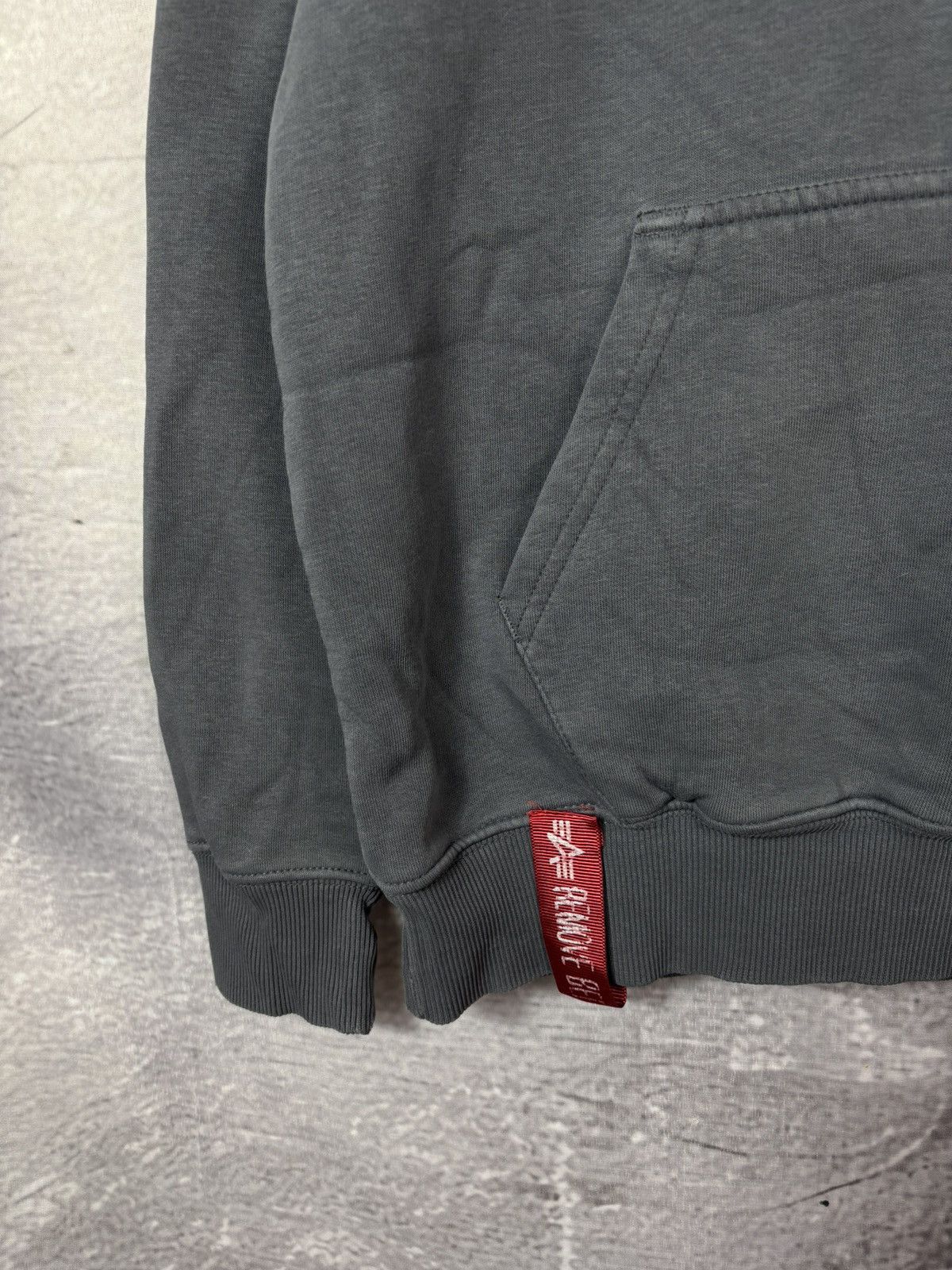 Alpha Industries Alpha Industries Gray Faded Heavy Hoodie Size US M / EU 48-50 / 2 - 5 Thumbnail