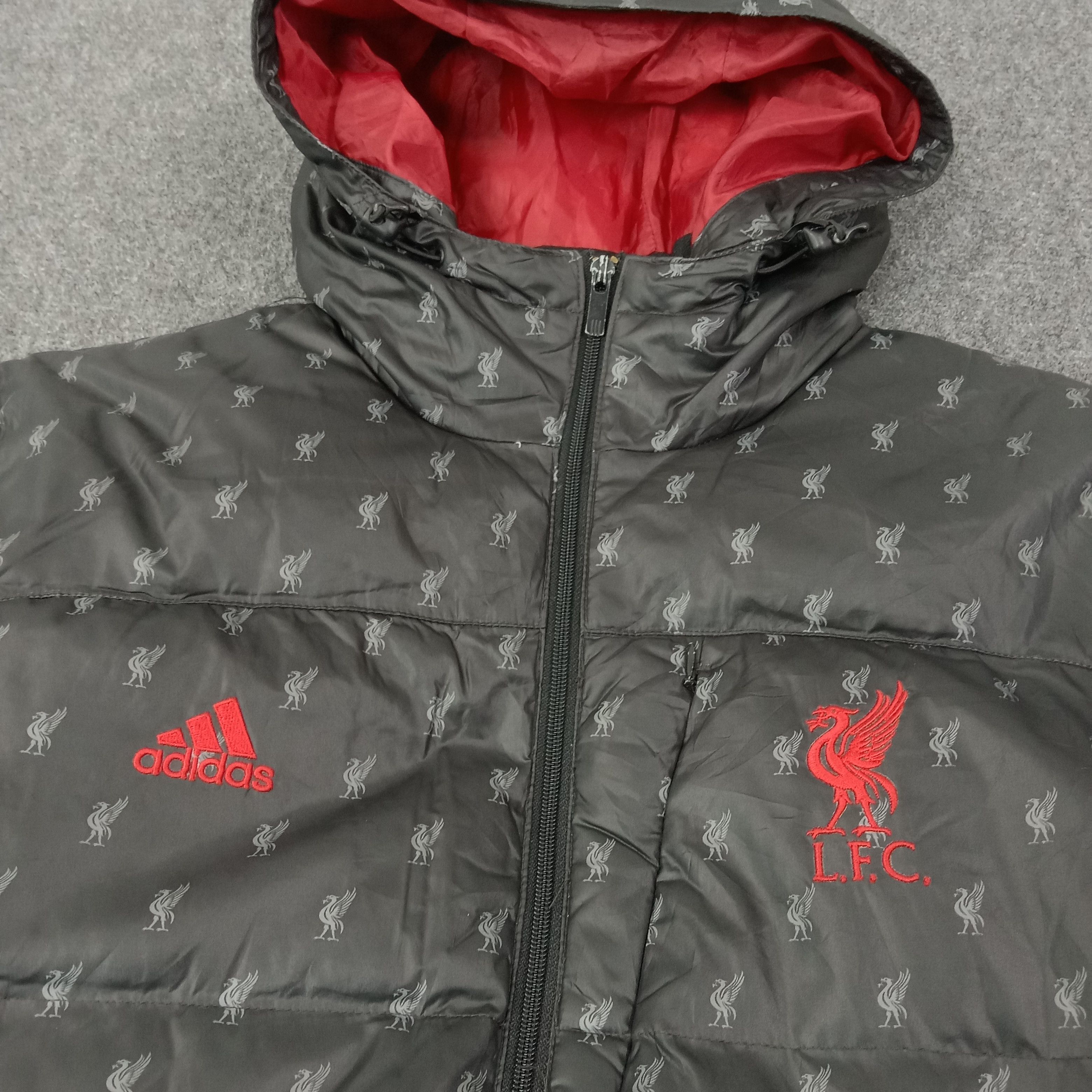 Adidas Adidas Liverpool Football Club Puffer Jacket C262N5 Size US L / EU 52-54 / 3 - 3 Thumbnail