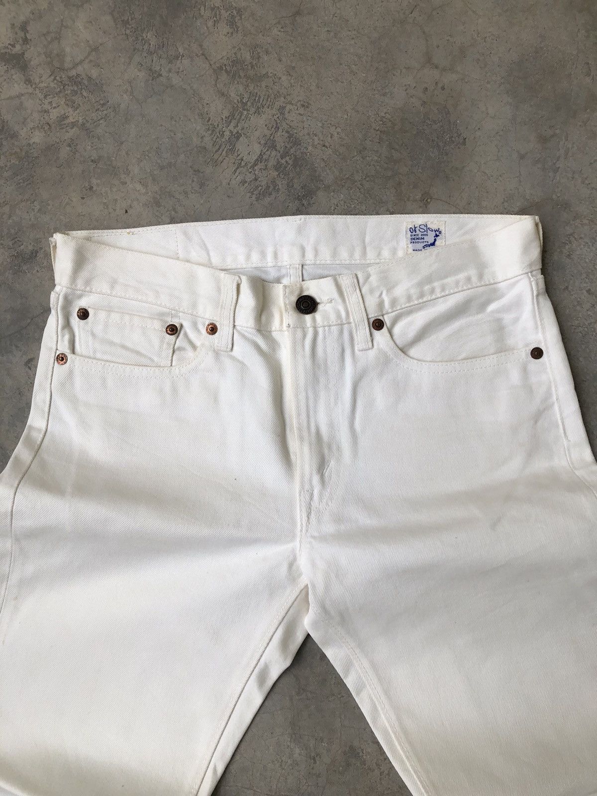 Orslow Orslow 107 Ivy Fit Denim White Size US 29 - 6 Thumbnail