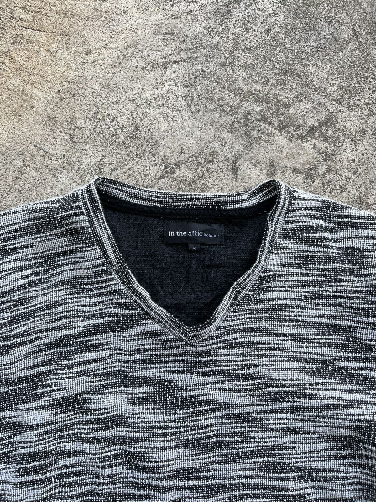In The Attic × Japanese Brand × Le Grande Bleu (L.G.B.) In the attic Homme T-shirt V neck Size US M / EU 48-50 / 2 - 3 Thumbnail
