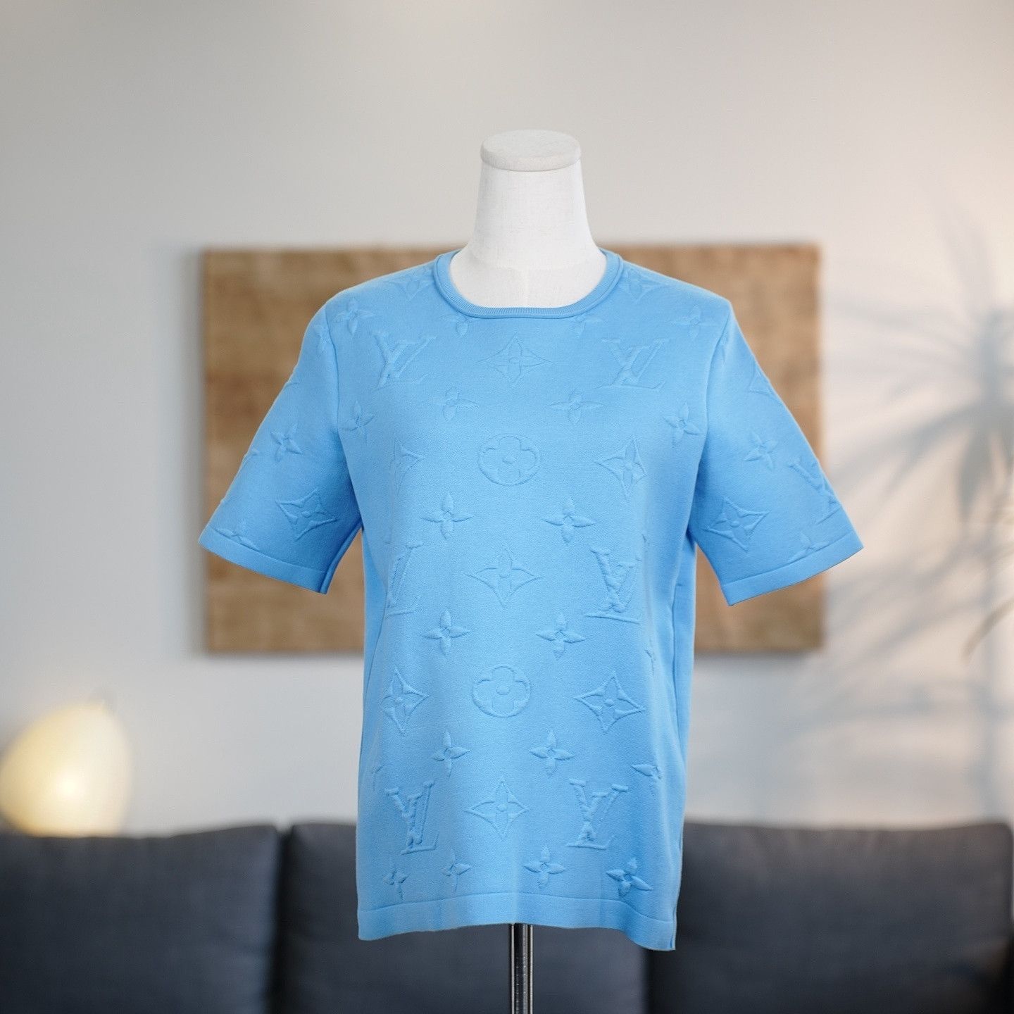 Louis Vuitton Louis Vuitton Monogram Embossed Knit Sweater Size M Size M / US 6-8 / IT 42-44 - 1 Thumbnail