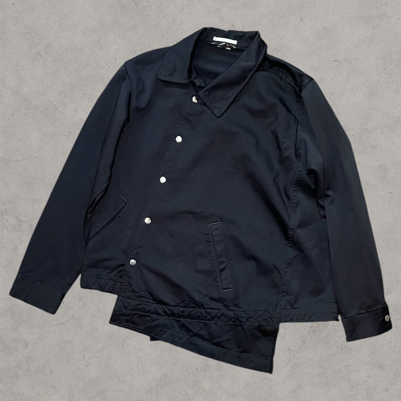 Comme Des Garcons Homme Plus Asymmetrical Button Jacket Sz S