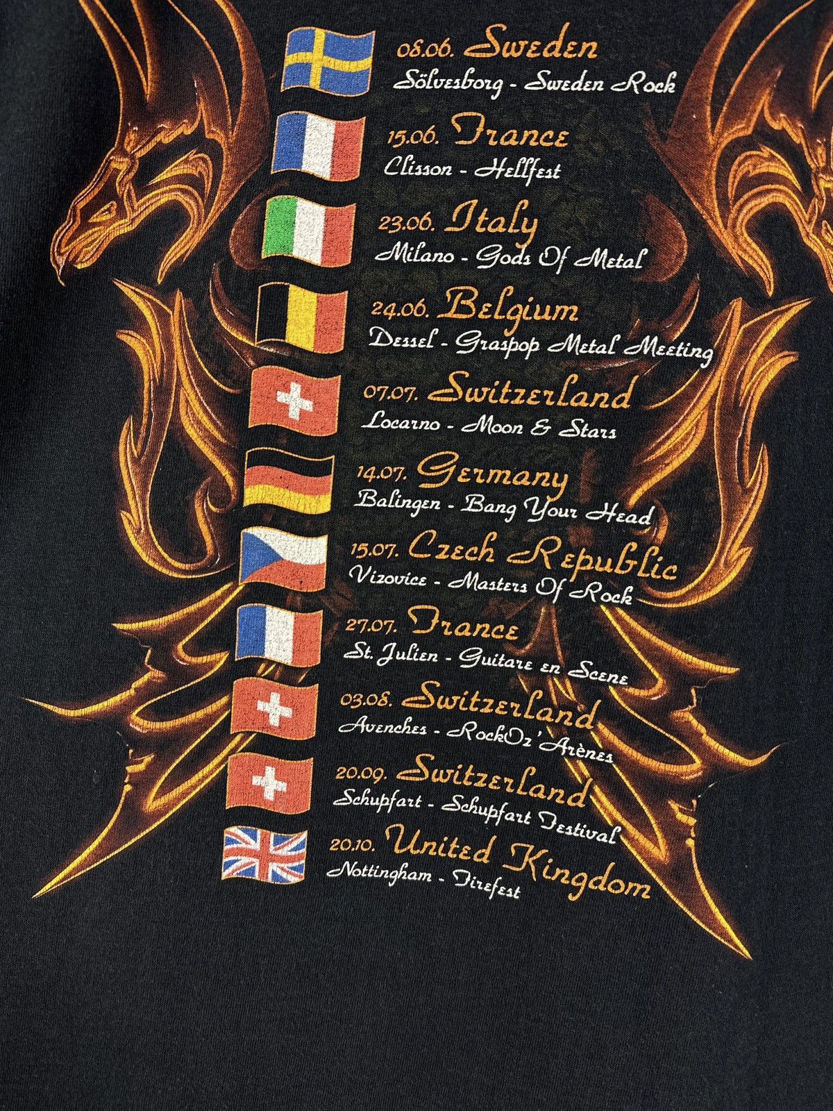 Band Tees Vintage 2012 Gotthard Firebirth Tour T-Shirt Rock Band Tee Size US L / EU 52-54 / 3 - 12 Thumbnail