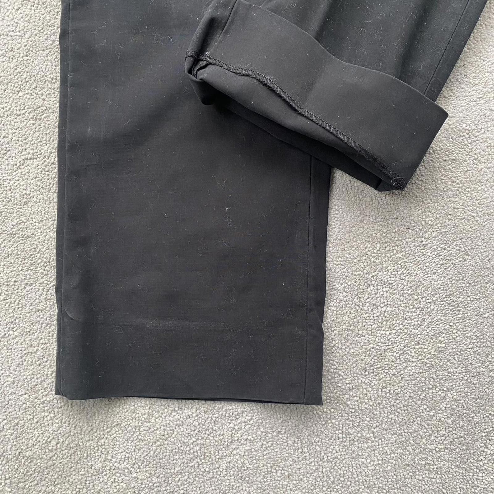 Helmut Lang Helmut Lang Black Chino Trousers Size US 31 - 8 Thumbnail