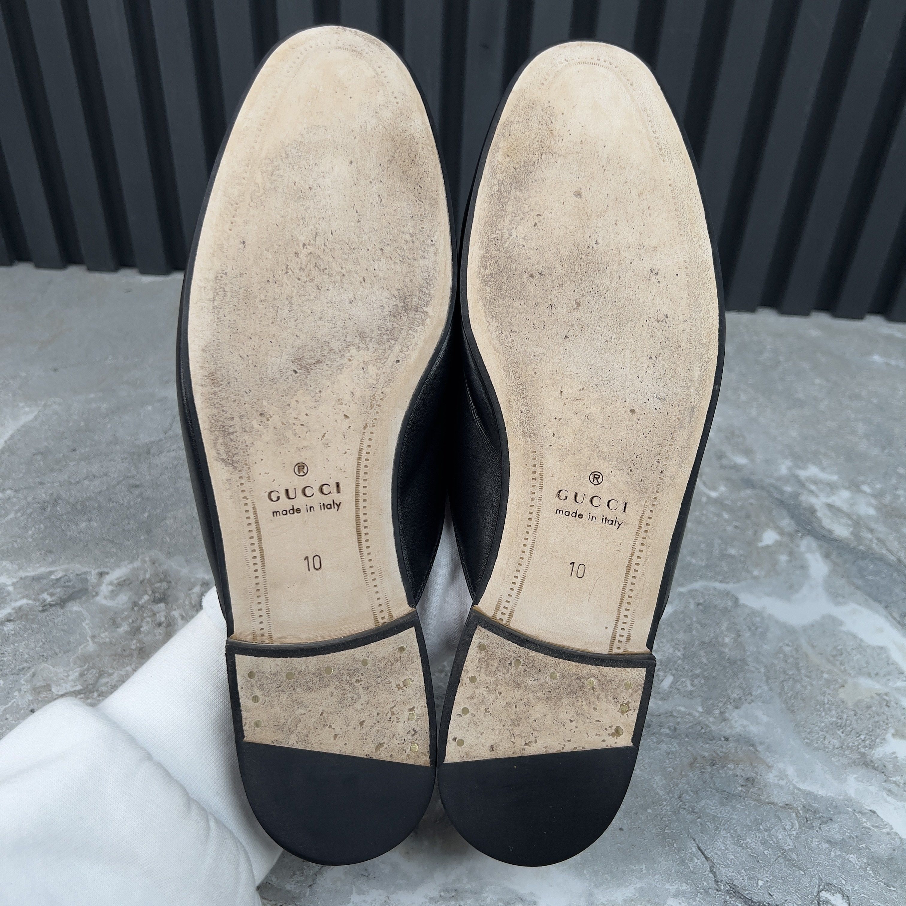 Gucci Princetown Horsebit Mule Black Leather Size US 10.5 / EU 43-44 - 12 Thumbnail