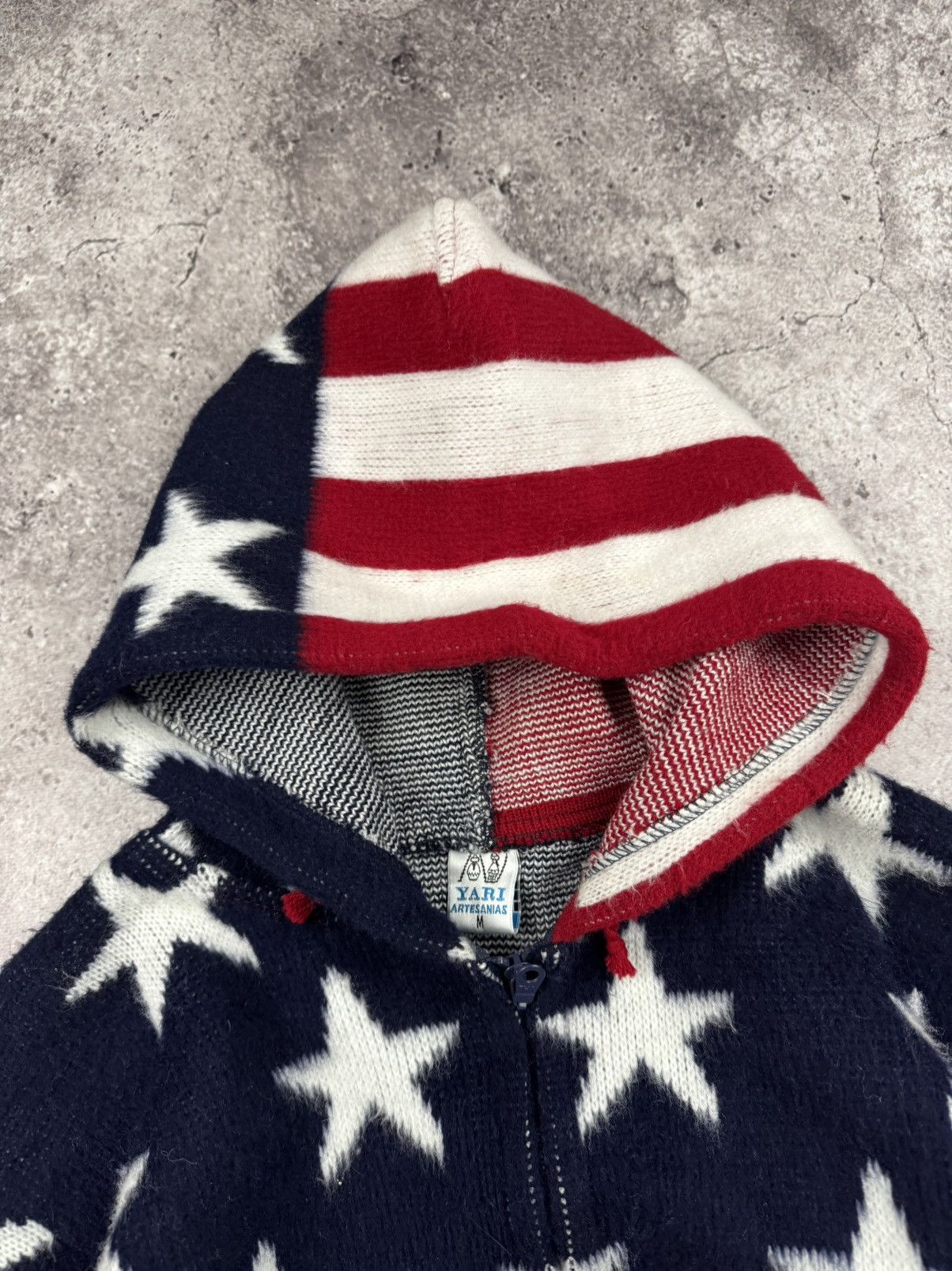 USA Olympics Vintage Tejidos Ruminahui Alpaca Wool Sweater Overprint Flag Size US M / EU 48-50 / 2 - 4 Thumbnail