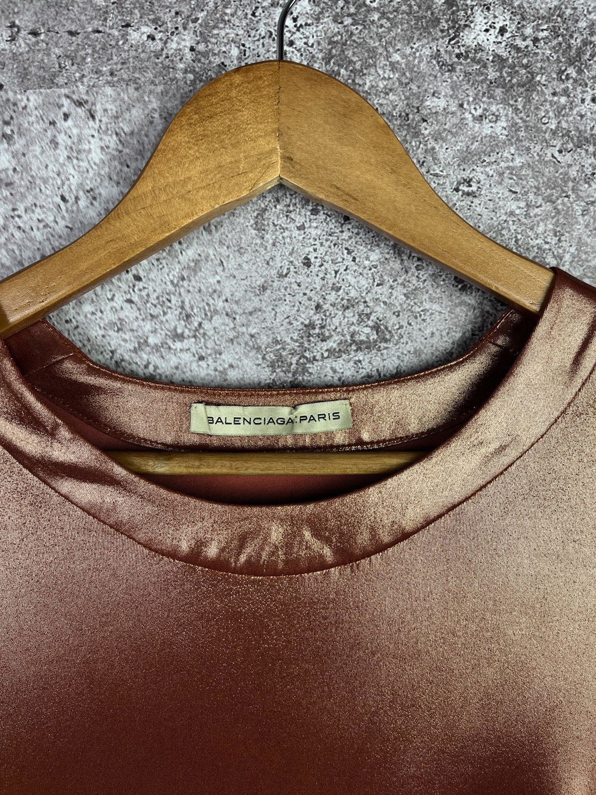 Balenciaga Balenciaga Paris Metallic Copper Top Size S / US 4 / IT 40 - 4 Thumbnail