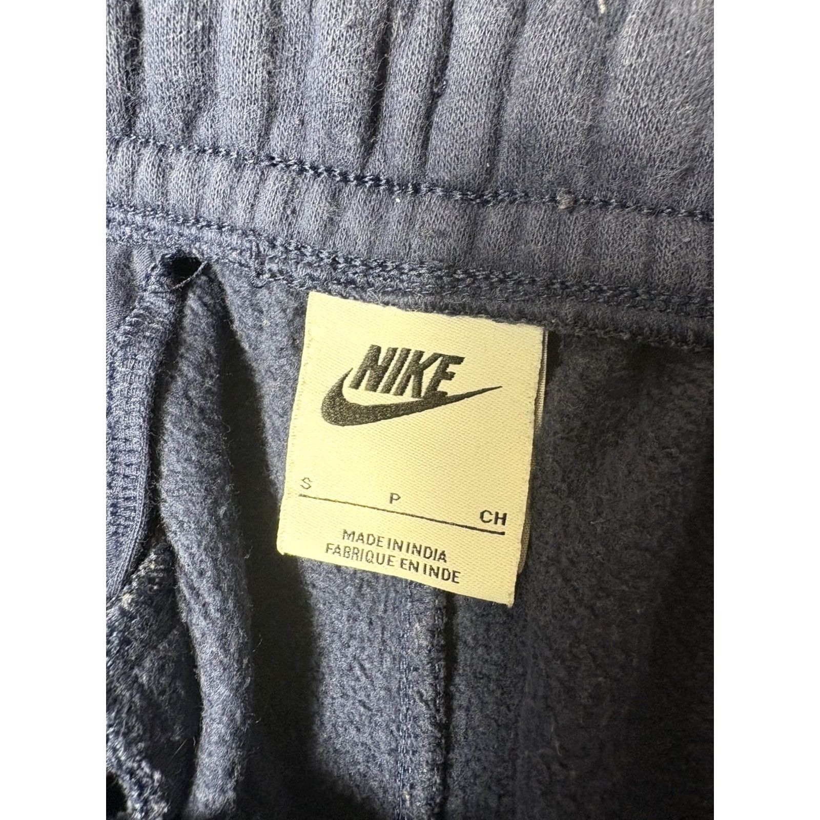 Nike VINTAGE Nike Sportswear Club Fleece Jogger Mens Small Fleece Pants Sweatpants Navy Size US 29 - 4 Thumbnail