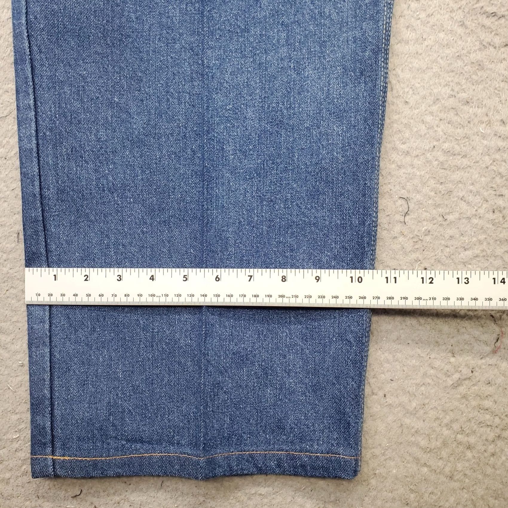 Dickies Dickies Carpenter Jeans Mens 48x30 Blue Denim High Rise Double Stitch Straight Jeans Size US 32 / EU 48 - 5 Thumbnail