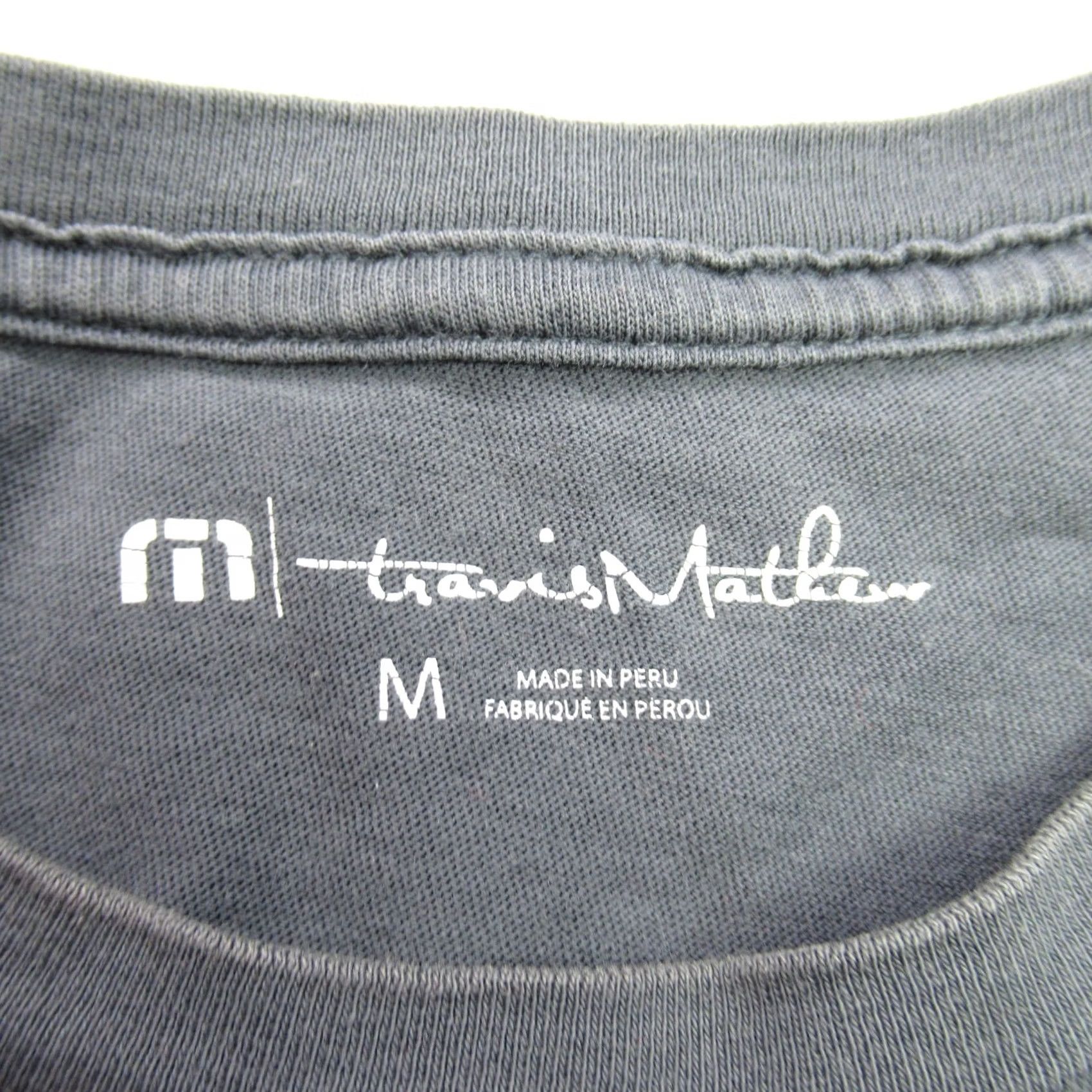 TravisMathew Travis Mathew Shirt Mens M Short Sleeve Crew Neck Blue Lightweight Size US M / EU 48-50 / 2 - 4 Thumbnail