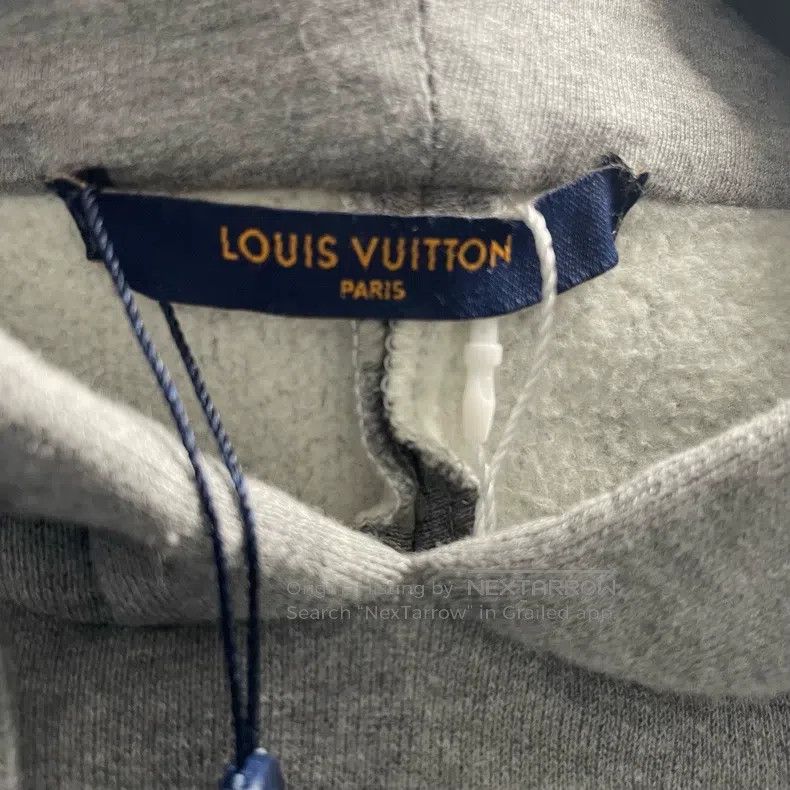 Louis Vuitton Louis Vuitton Grey circular cut hooded sweatshirt Size US S / EU 44-46 / 1 - 4 Thumbnail
