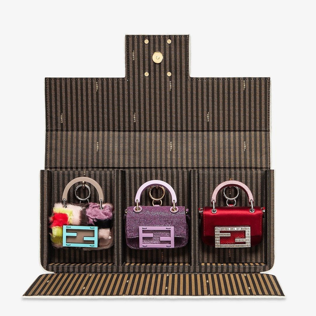 Fendi o1loc1c0824 Size: OS / Baguette Box in Red Satin Size ONE SIZE - 1 Preview