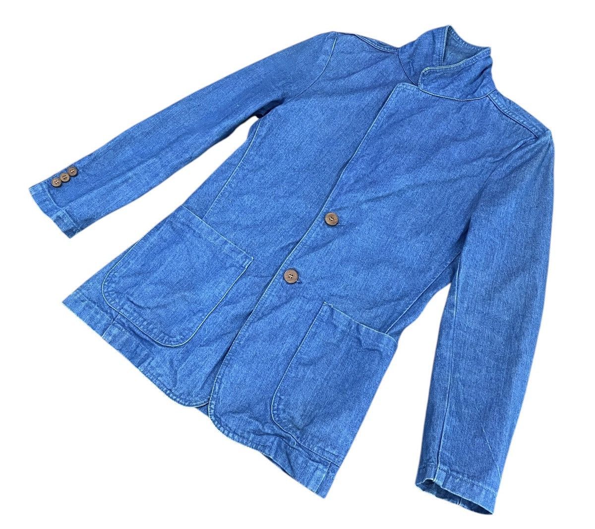 Vintage Vintage BOBSON Denim Blue Chore Jacket (M) Size US M / EU 48-50 / 2 - 12 Thumbnail