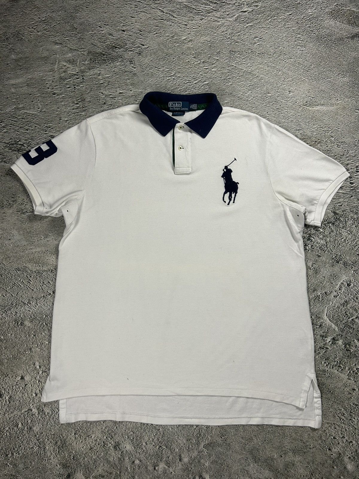 Ralph Lauren Chief Keef Polo Ralph Lauren vintage big pony white Size US XL / EU 56 / 4 - 1 Thumbnail