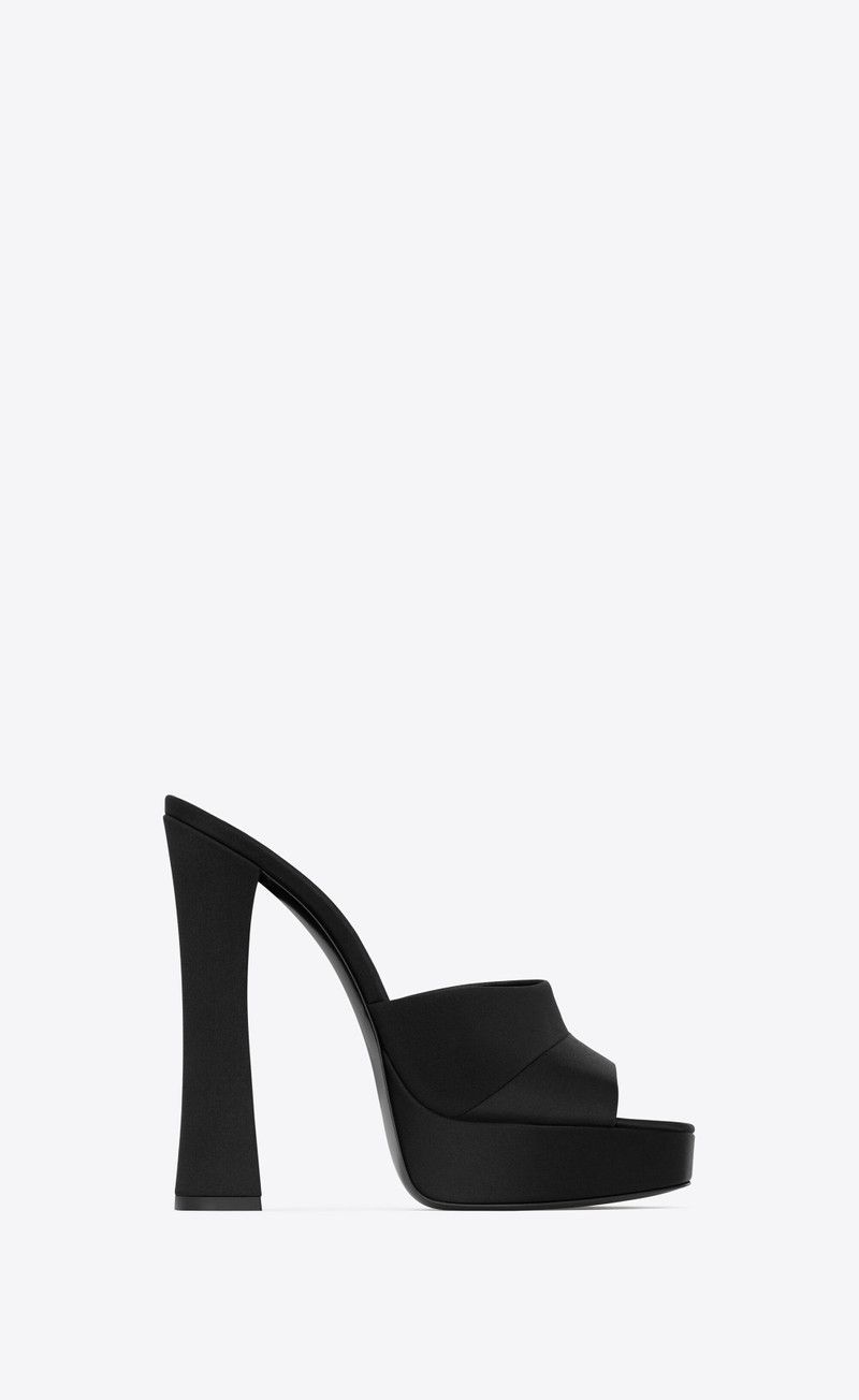 o1bcso1str0226 Boogie Platform Mules in Black