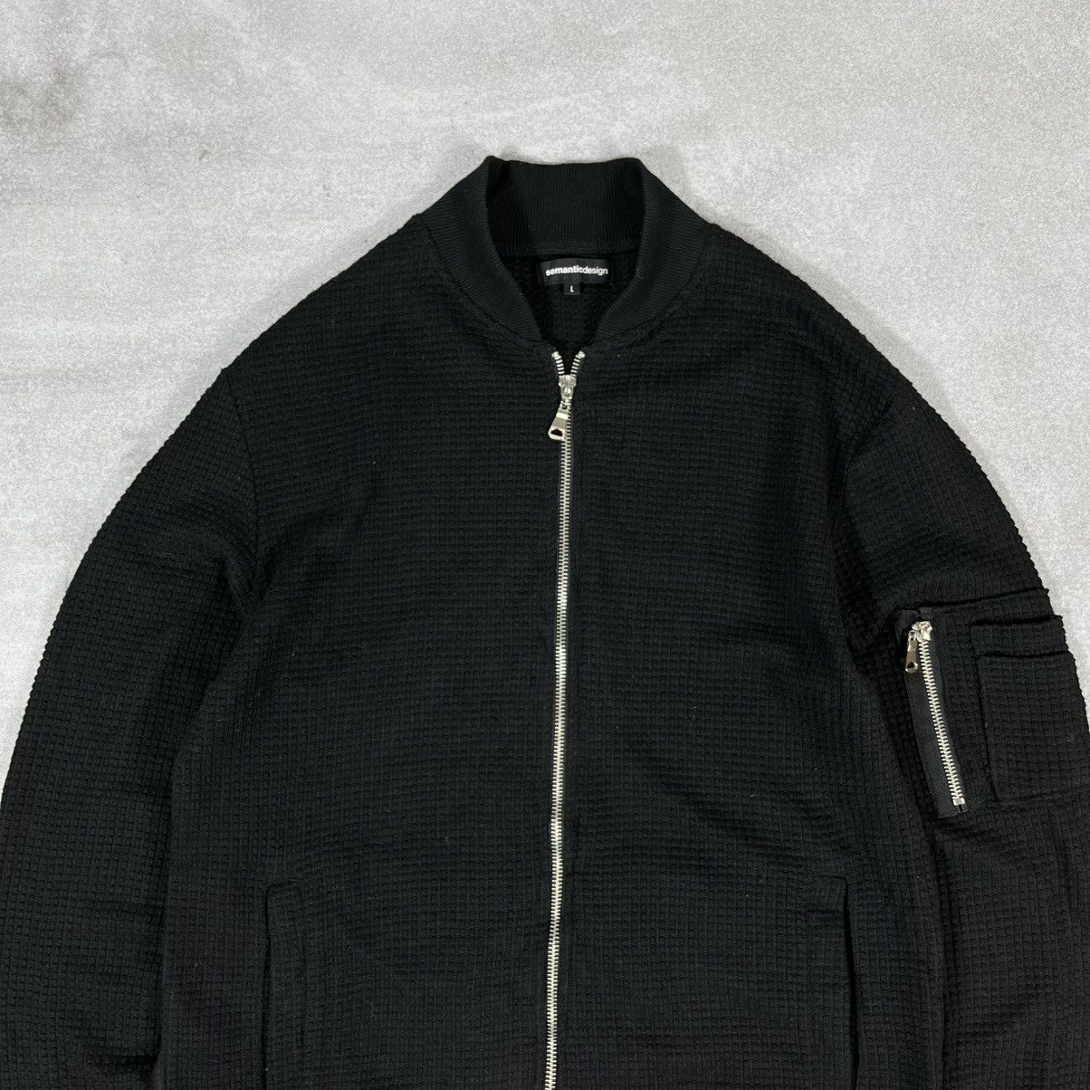 If Six Was Nine Semanticdesign Bomber Knit Sweaters Size US L / EU 52-54 / 3 - 2 Thumbnail