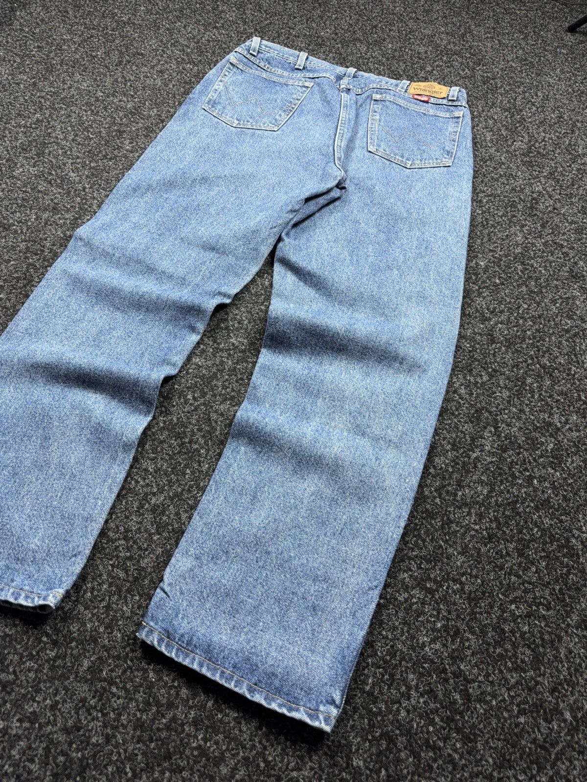 Wrangler Vintage 80s Retro Wrangler Rare Western Cowboy Jeans USA Size US 35 - 14 Thumbnail
