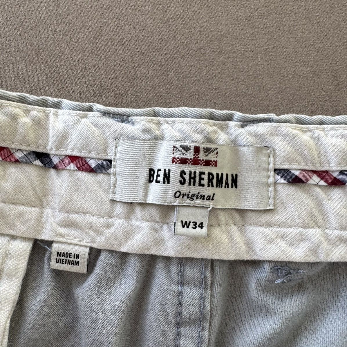 Ben Sherman × Vintage Ben Sherman Everyday Slim Fit Chino Shorts Size US 34 / EU 50 - 3 Thumbnail