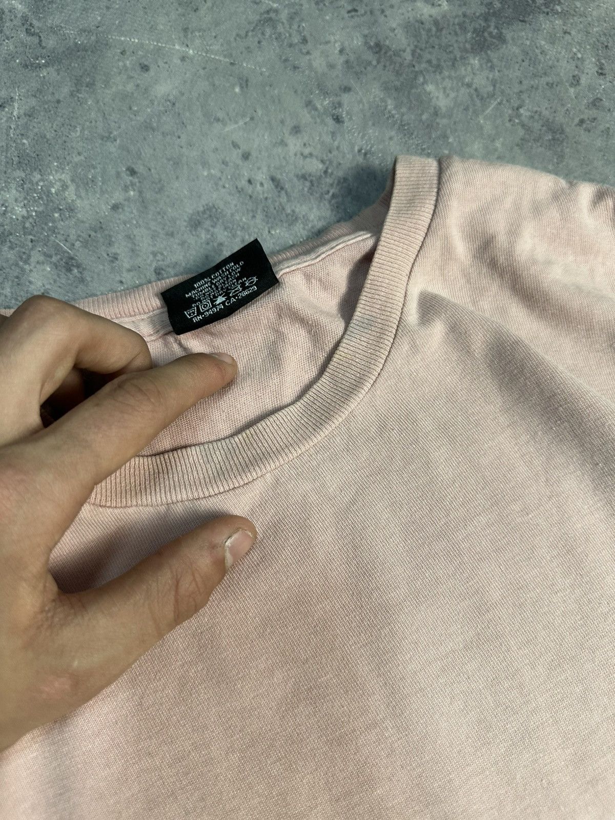 Stussy Vintage Stussy T Shirt Tee Pink Big Logo Baggy Y2K Retro Size US L / EU 52-54 / 3 - 11 Thumbnail