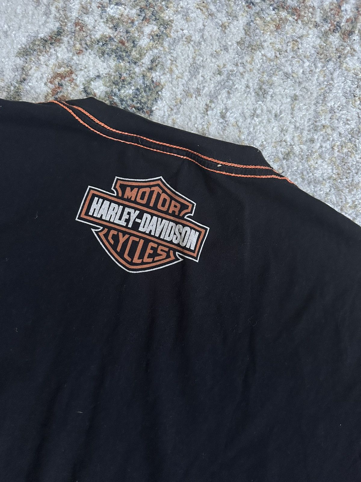 Band Tees × Harley Davidson × Vintage 🦅 Harley Davidson Legends Live Where Legends Roam Biker Tee Size US L / EU 52-54 / 3 - 6 Thumbnail
