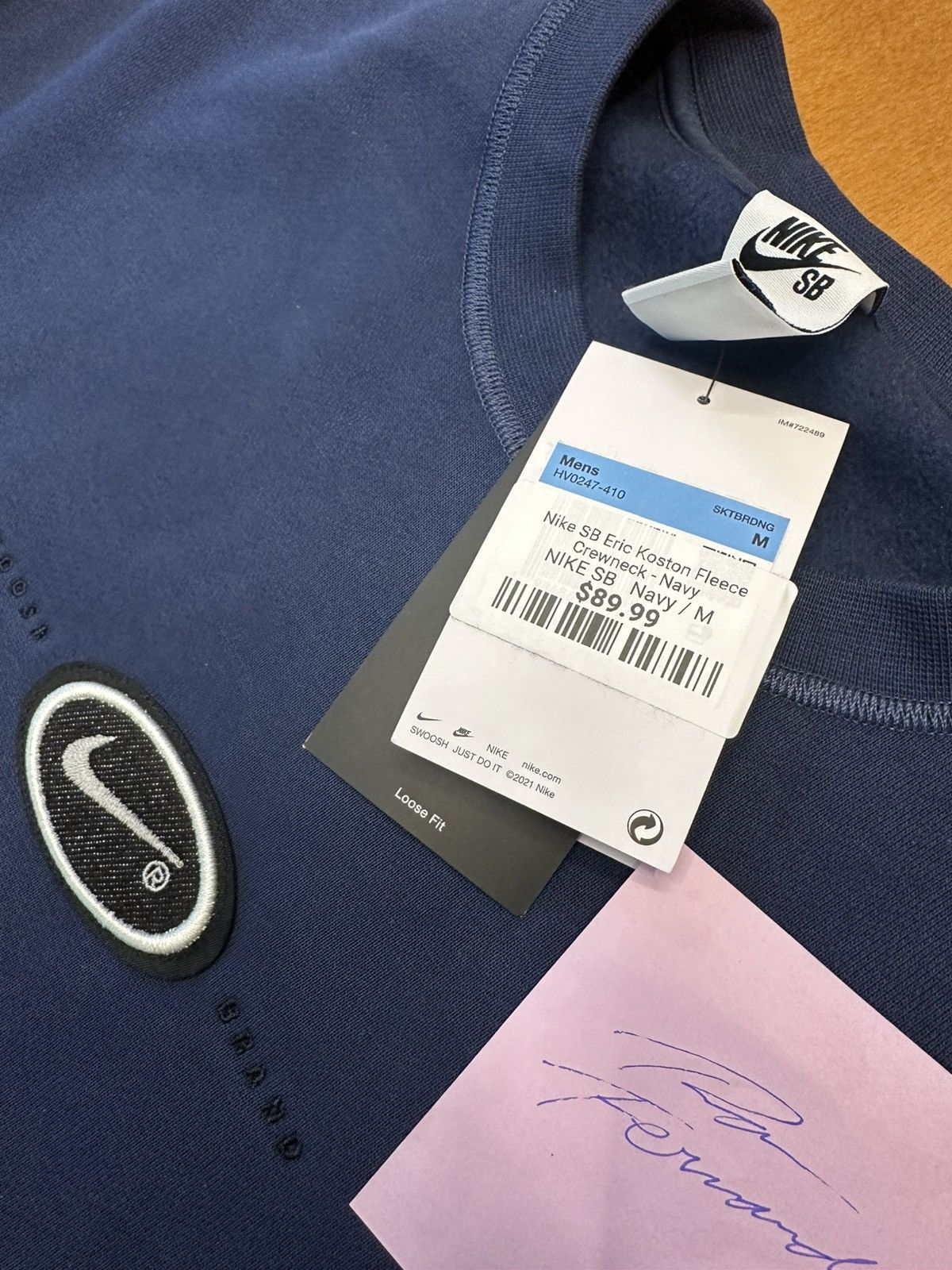 Nike SB Nike SB x Eric Koston crewneck navy Size US M / EU 48-50 / 2 - 4 Thumbnail