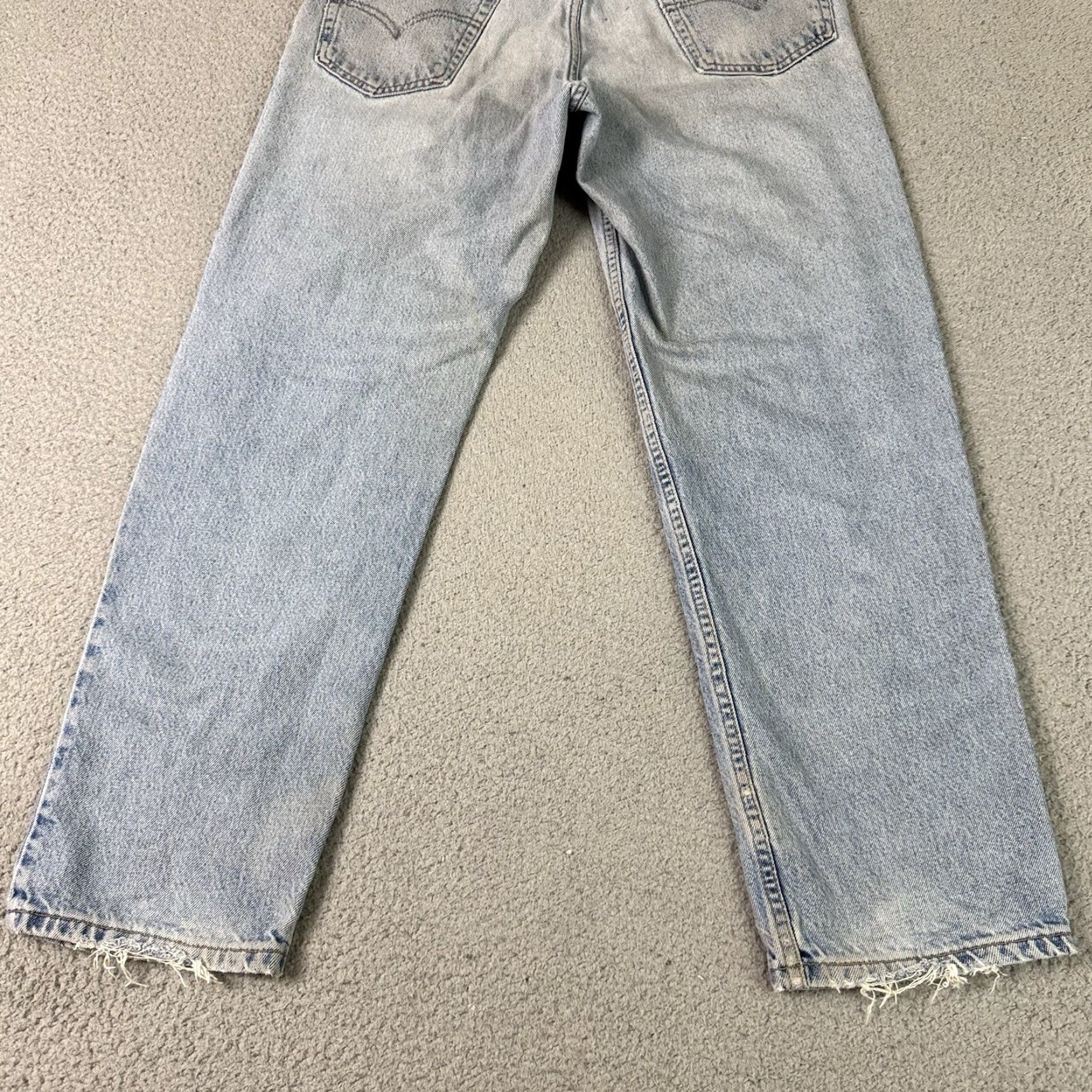 Levi's VINTAGE Levi's Jeans Mens 32x29 Relaxed Straight Denim Distressed 90s Vtg Jeans Size US 32 / EU 48 - 7 Thumbnail