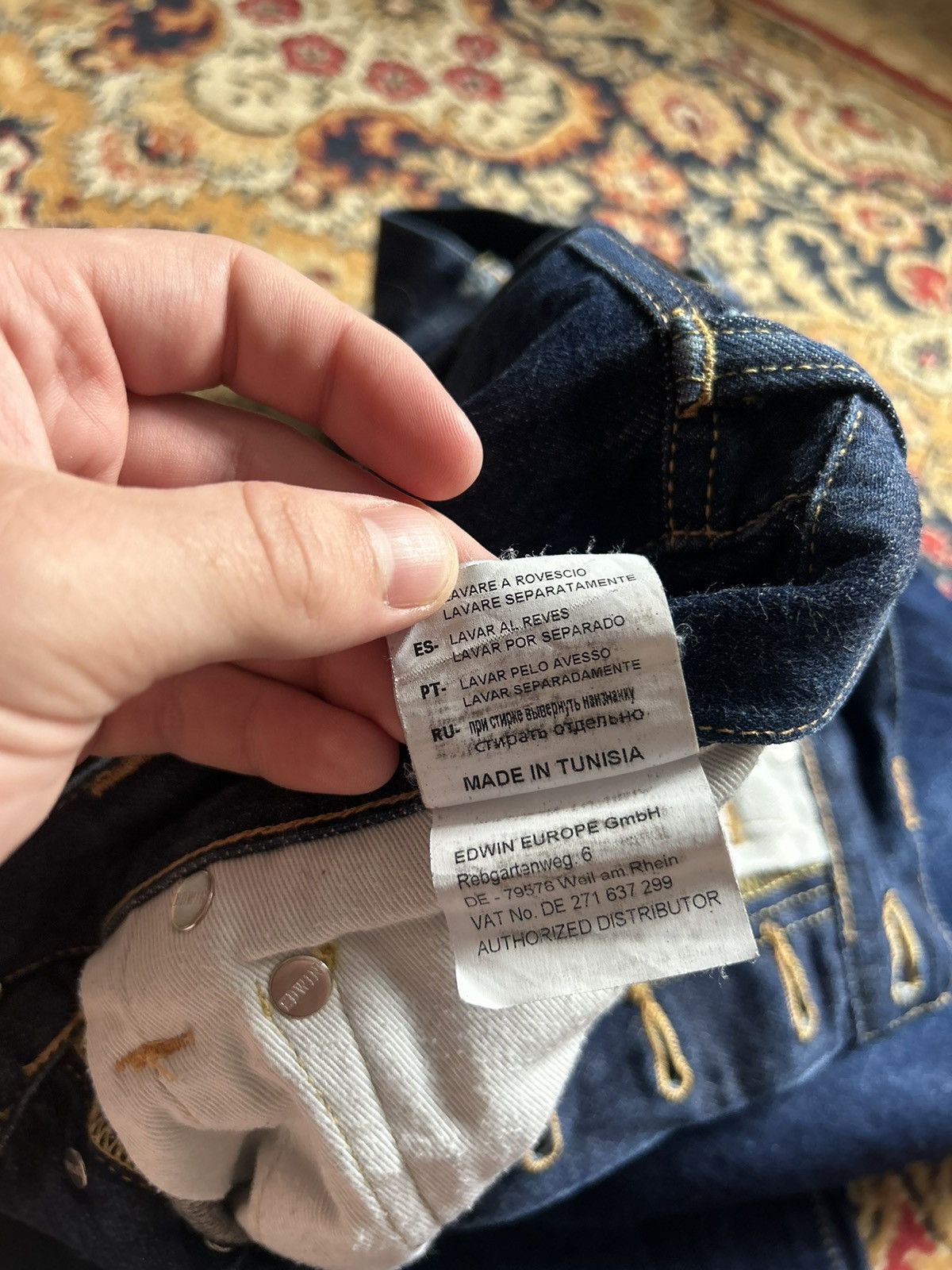 Edwin Edwin Selvedge Japanese Denim Pants 33x32 Size US 33 - 13 Thumbnail