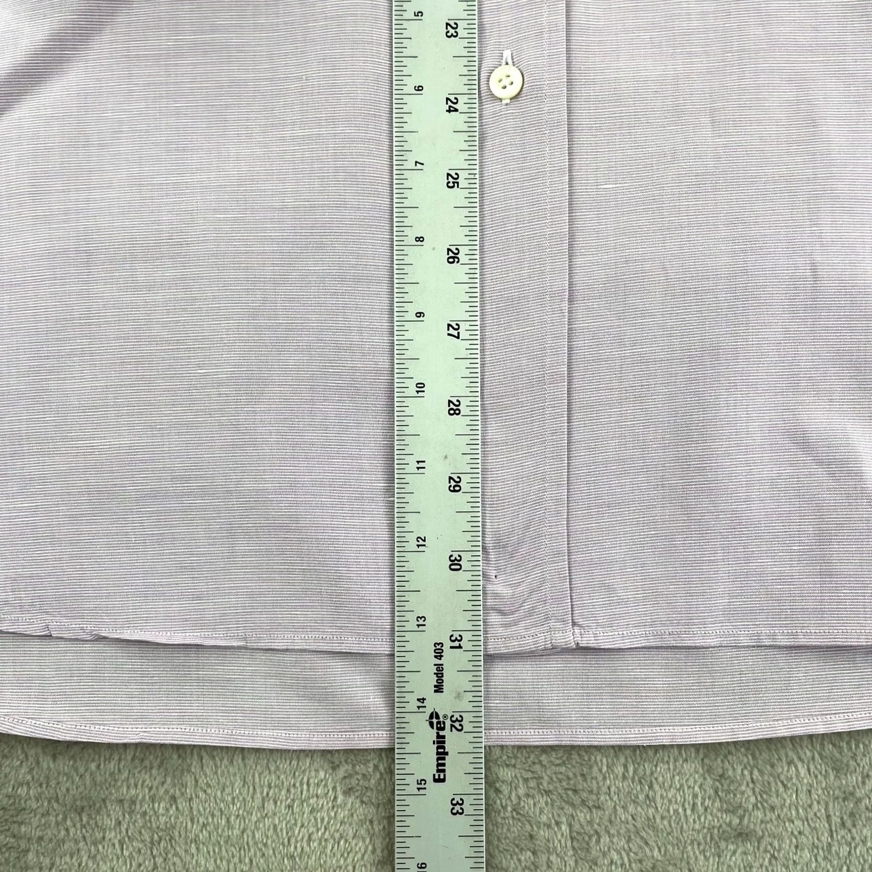 Brioni Brioni Shirt Men XL Lavender Linen Cotton Blend Long Sleeve Designer Made Italy Size US XL / EU 56 / 4 - 7 Thumbnail