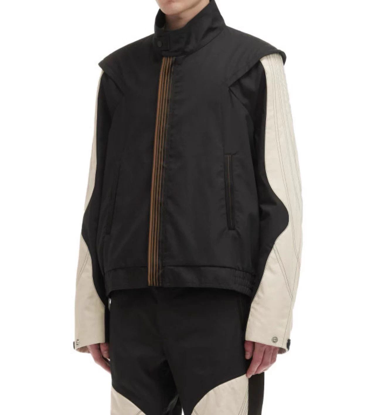 Kiko Kostadinov Kiko Kostadinov 25ss Solix Jacket B&W Colorblock Collar 48 Size US M / EU 48-50 / 2 - 9 Thumbnail